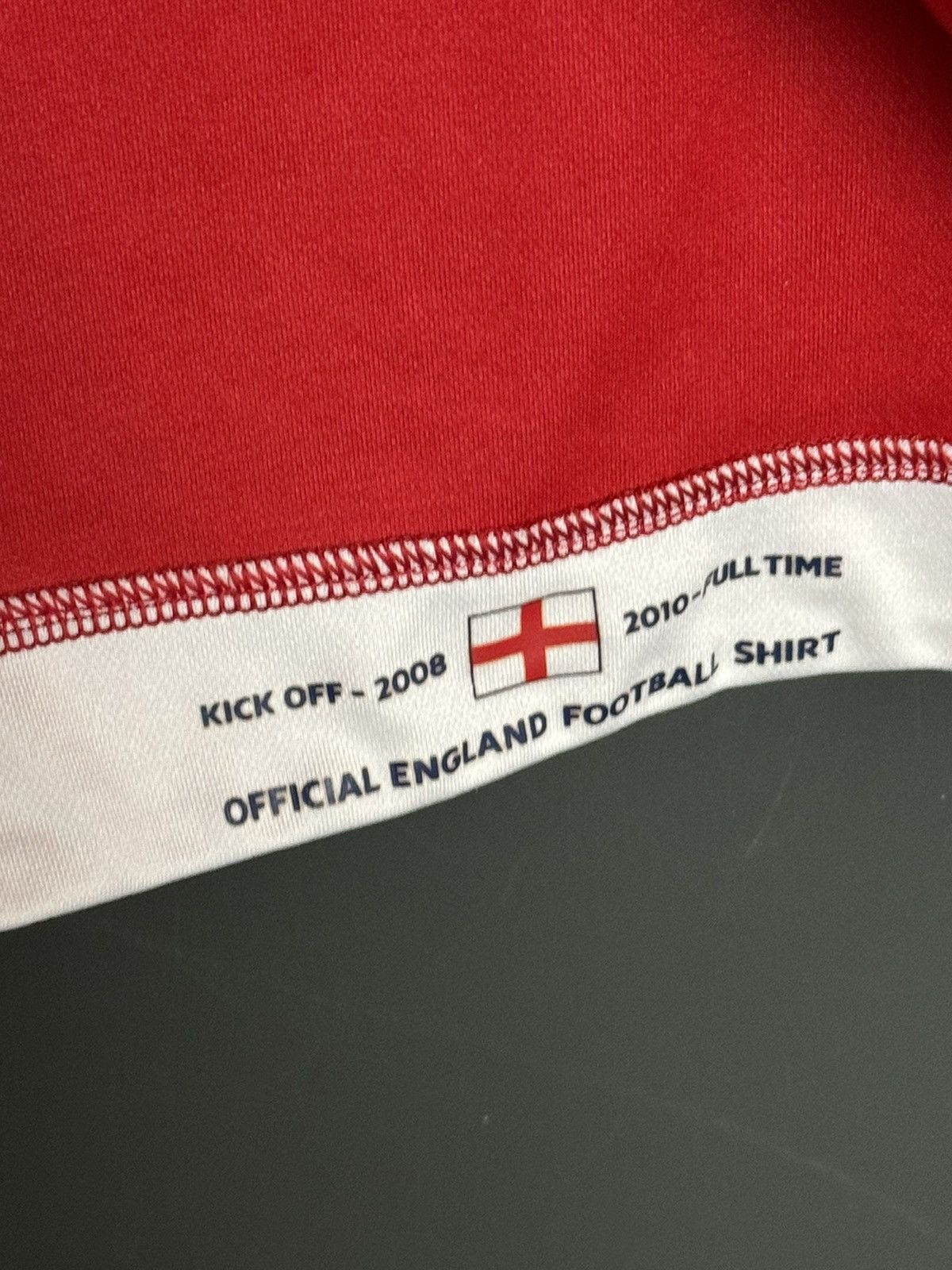 Umbro England National Team 08/10 Away Gerrard Football Jersey Size US M / EU 48-50 / 2 - 6 Thumbnail
