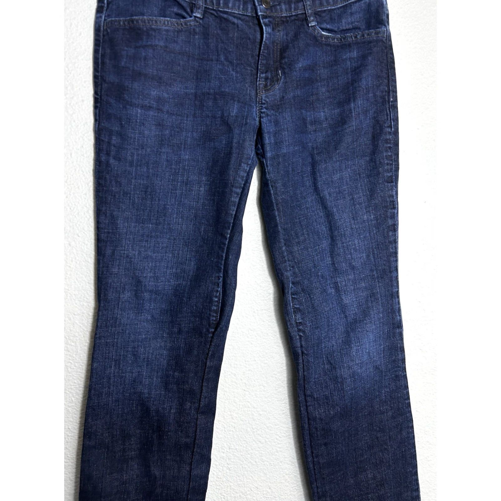 Gap VINTAGE Gap Curvy Stretch Dark Wash Jeans Size 8R 32x30 Women Bootcut Jeans Stretch Dark Blue 90s? Size 30" / US 8 / IT 44 - 3 Thumbnail