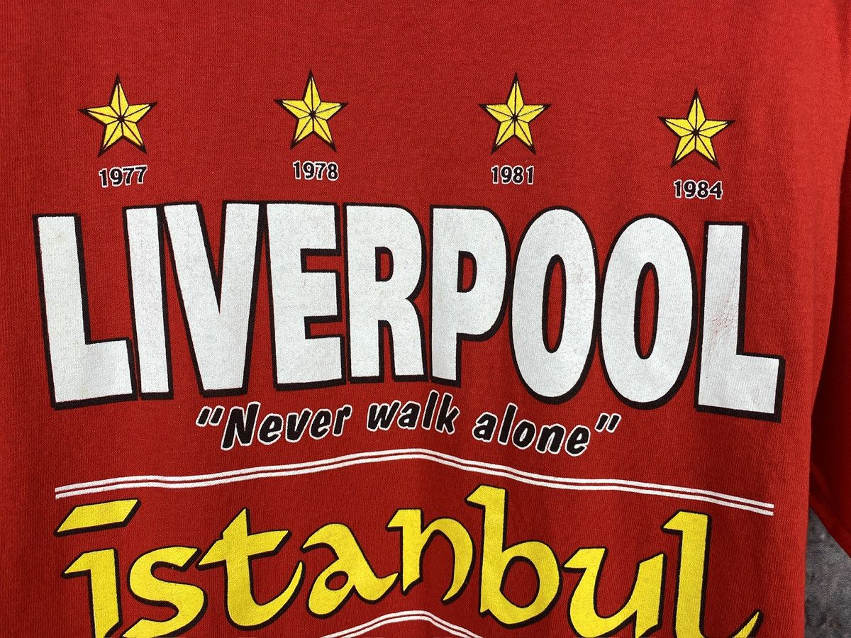 Vintage Soccer T-Shirt Liverpool Milan Final Istanbul 2005 Football Size US M / EU 48-50 / 2 - 5 Thumbnail