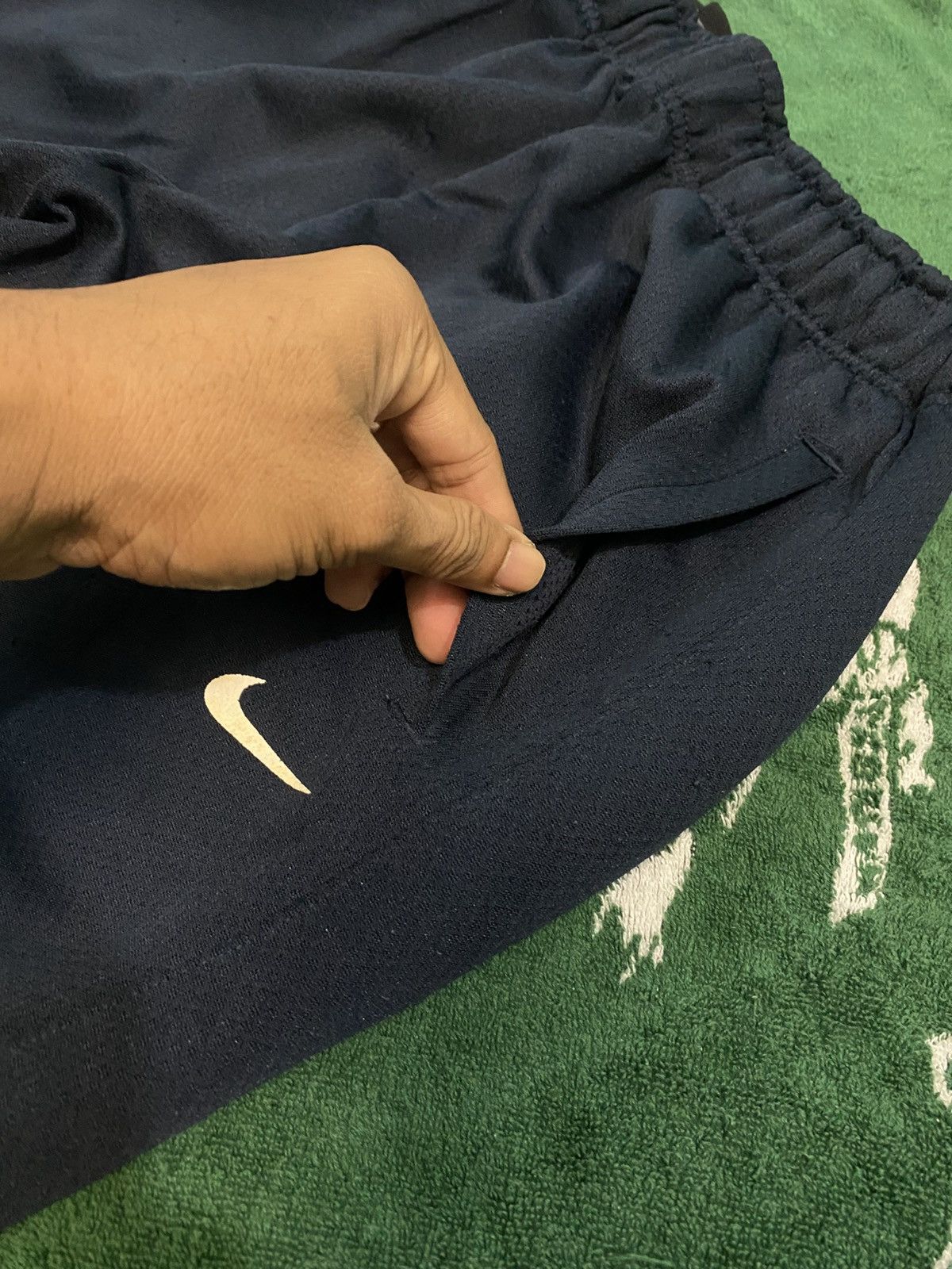 Carhartt Wip × Nike 💥 VINTAGE NIKE SUPER BAGGY 90S WIDE LEG TRACK PANTS Y2K Size US 30 / EU 46 - 6 Thumbnail