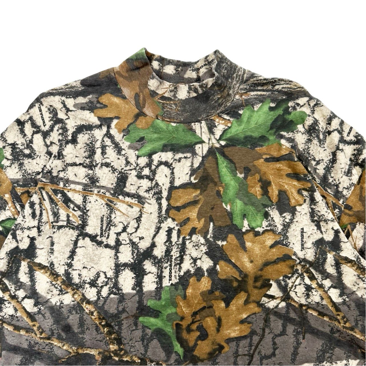 Vintage Vintage 00s Jerzees Outdoor Wear Camo Long Sleeve T Shirt Size US XXL / EU 58 / 5 - 2 Thumbnail