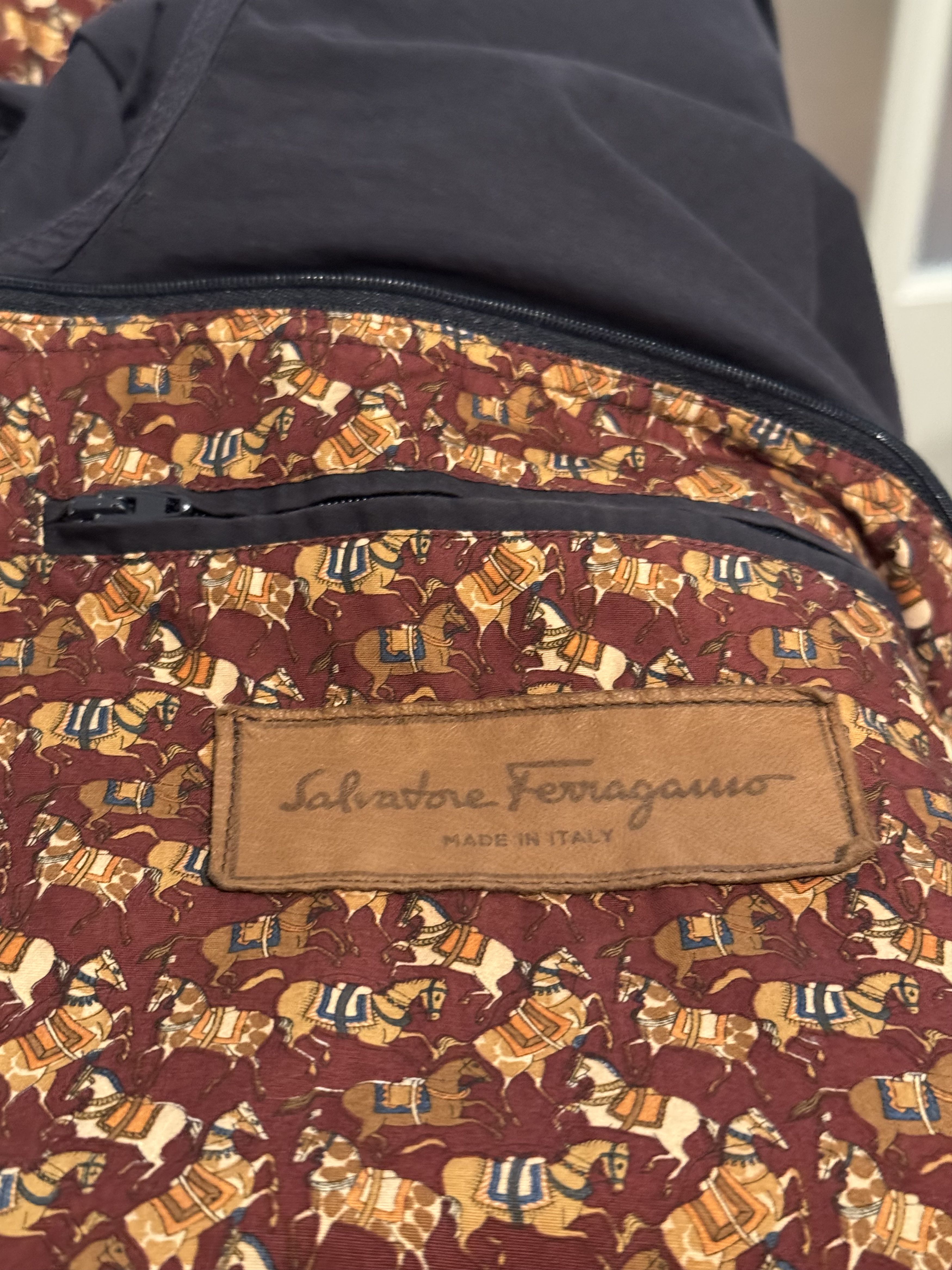 Salvatore Ferragamo Cotton Light Jacket with Hood