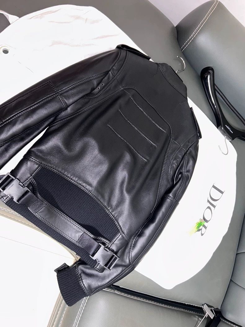 Dior Dior Beetle turtle back functional ninja armor leather jack Size US S / EU 44-46 / 1 - 3 Thumbnail