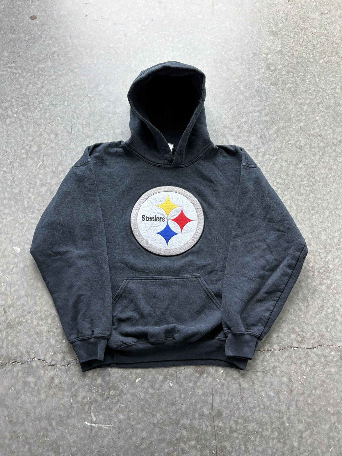 NFL Vintage Y2K Pittsburgh Steelers Hoodie Boxy Fit Size US M / EU 48-50 / 2 - 1 Thumbnail