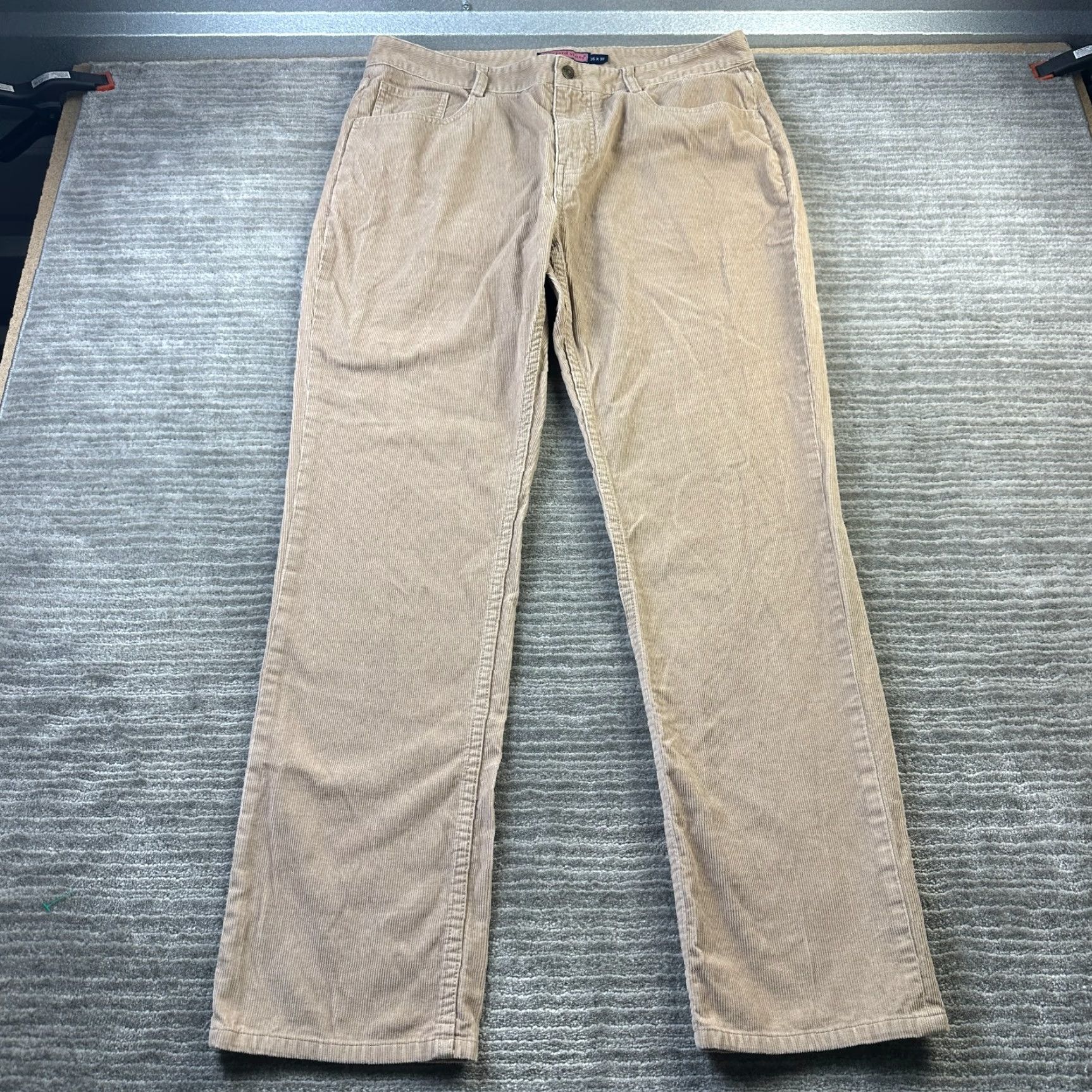 Vineyard Vines Vineyard Vines Pants Corduroy Mens 35x32 Beige Tan Chino Slacks Trousers Size US 35 - 2 Thumbnail