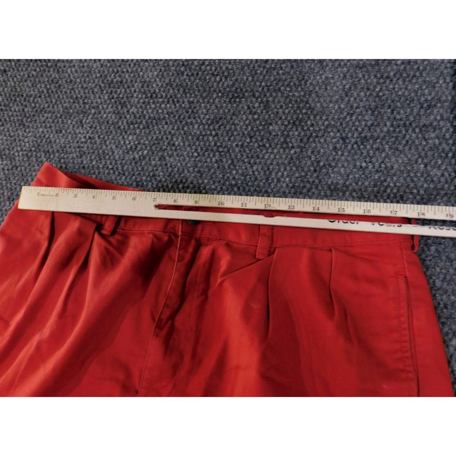 Polo Ralph Lauren Polo Ralph Lauren Shorts Mens 36 Red Tyler Classic Chino Pleated Casual Shorts Size US M / EU 48-50 / 2 - 7 Thumbnail