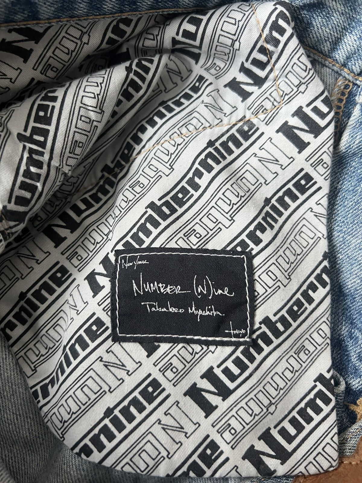 Number (N)ine Number (N)ine SS06 Paint Splatter Denim Size US 32 / EU 48 - 7 Thumbnail