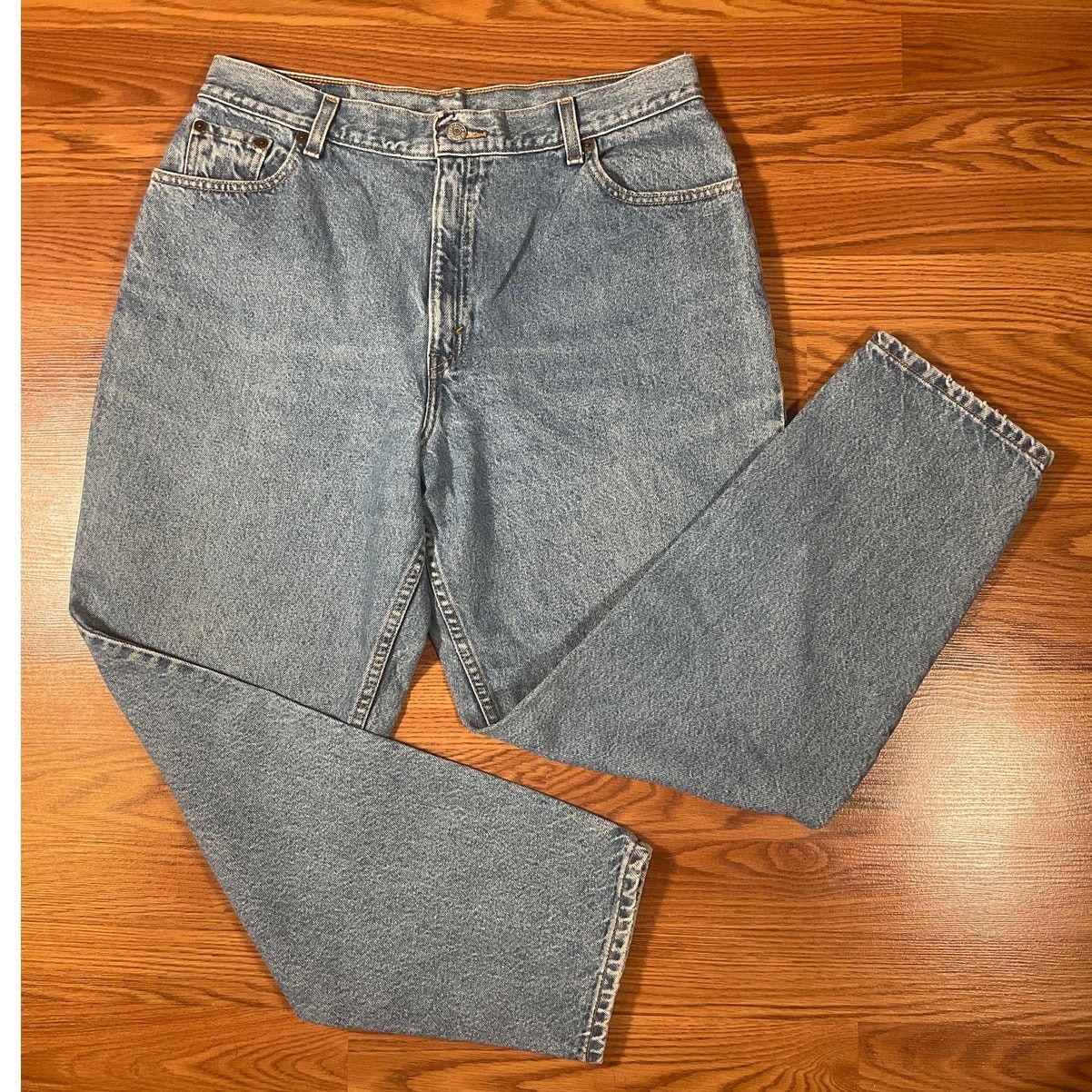 Levi's Vtg 90s Womens Levi's 550 Relaxed Fit Tapered Leg Sz 16 Moms Size 33" - 1 Thumbnail