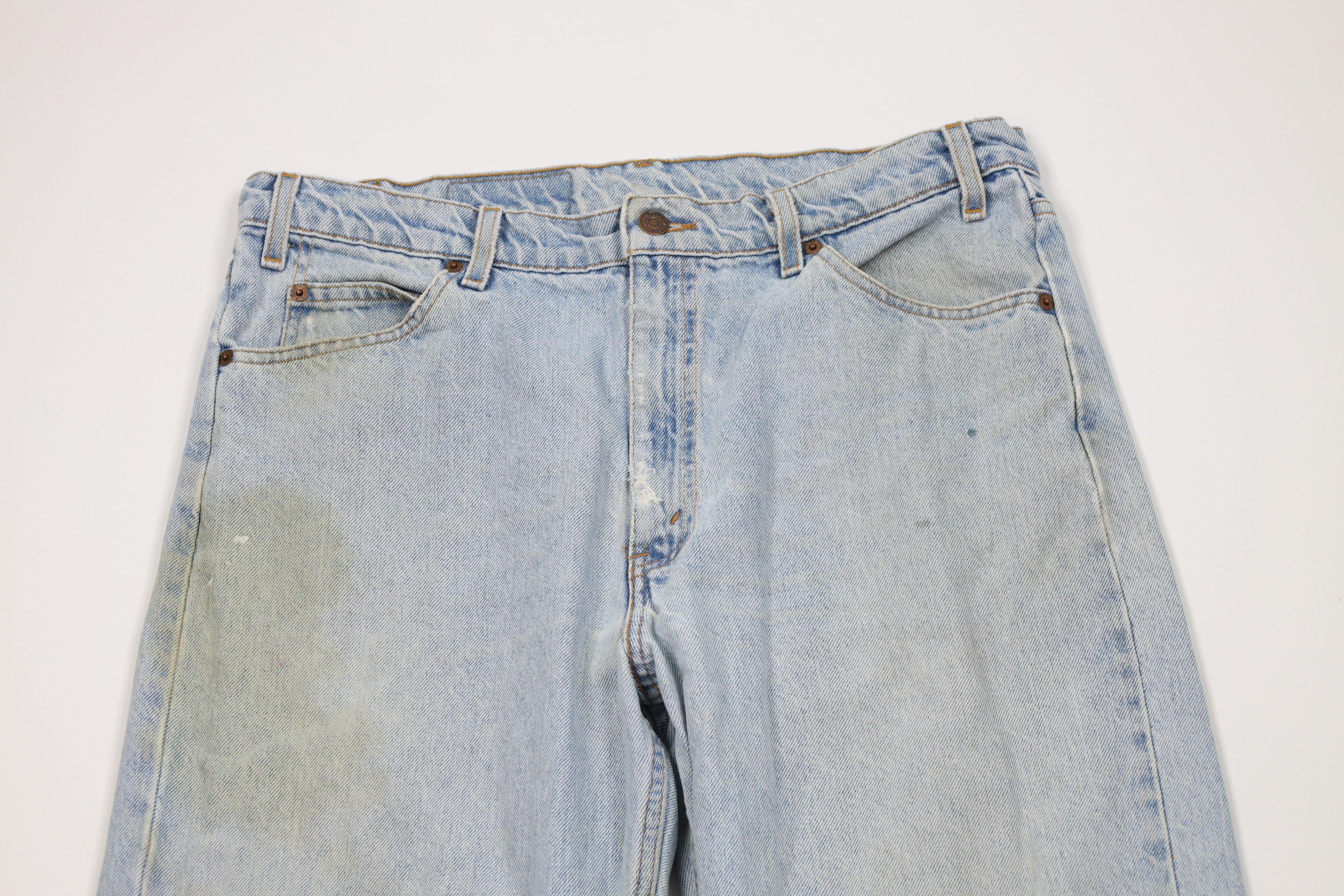 Levi's Vintage 90s Levis 550 Orange Tab Relaxed Fit Denim Jeans Size US 36 / EU 52 - 2 Thumbnail