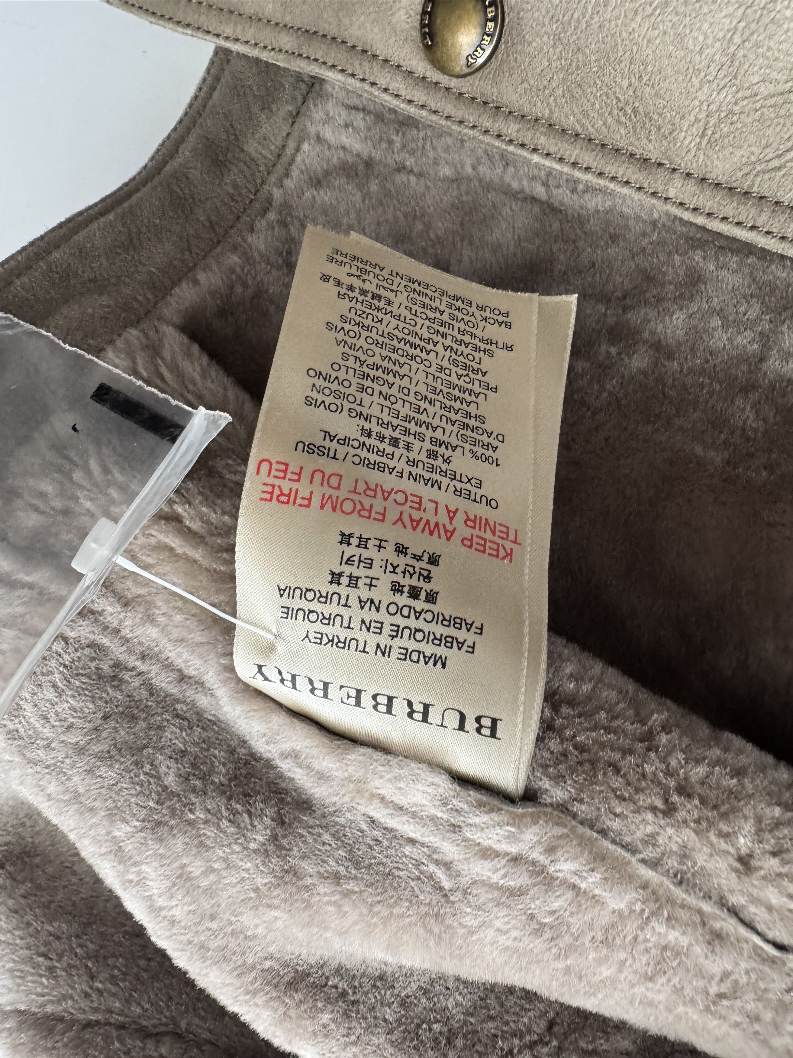 Burberry Burberry Shearling Leather Jacket Size US8 Eur 42 Size M / US 6-8 / IT 42-44 - 13 Thumbnail