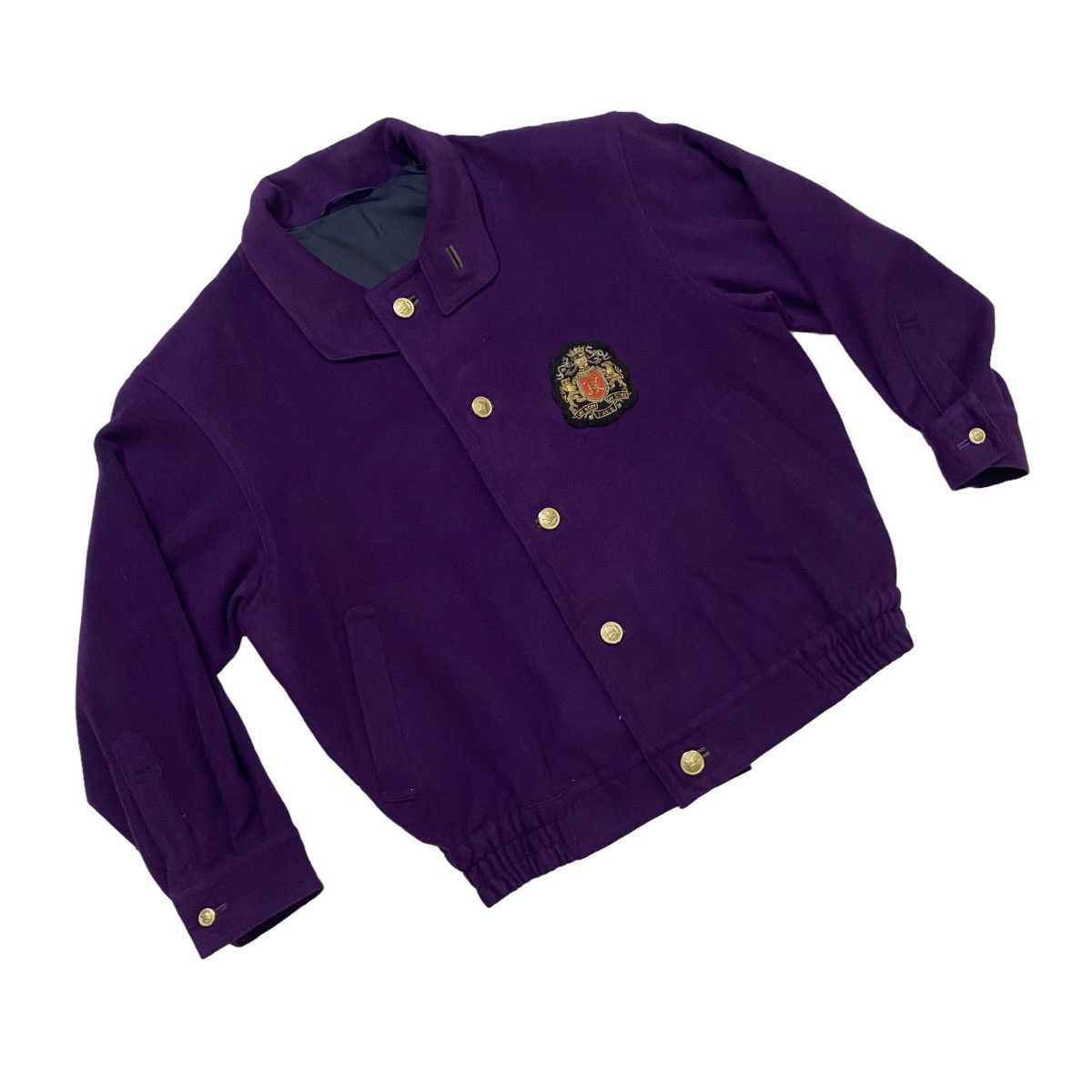 Celine Vintage Celine Paris Wool Button Luxury Jacket 1980s Size US M / EU 48-50 / 2 - 2 Thumbnail