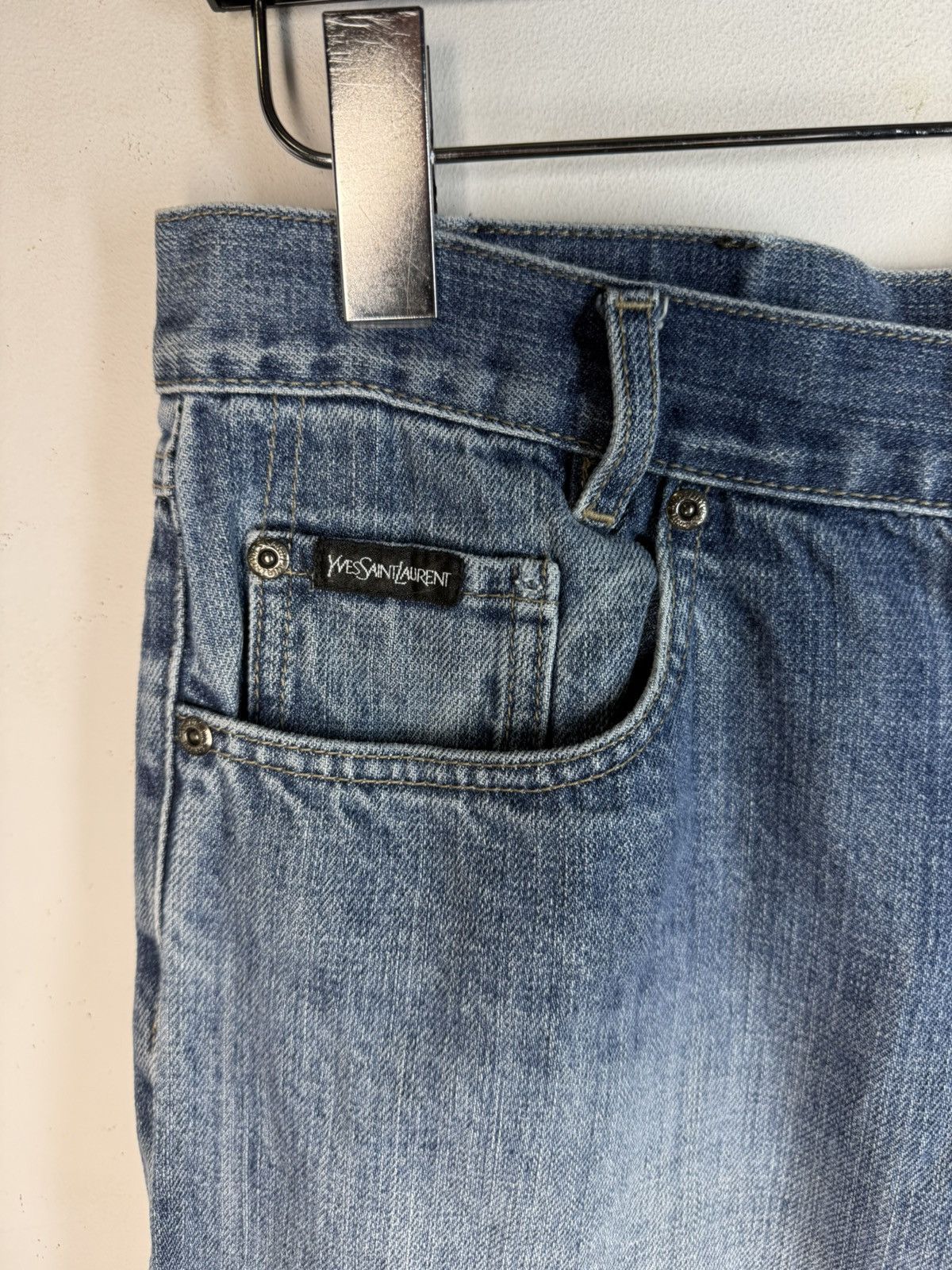 Yves Saint Laurent 36x32 YSL Jeans Denim Pants Size US 36 / EU 52 - 5 Thumbnail
