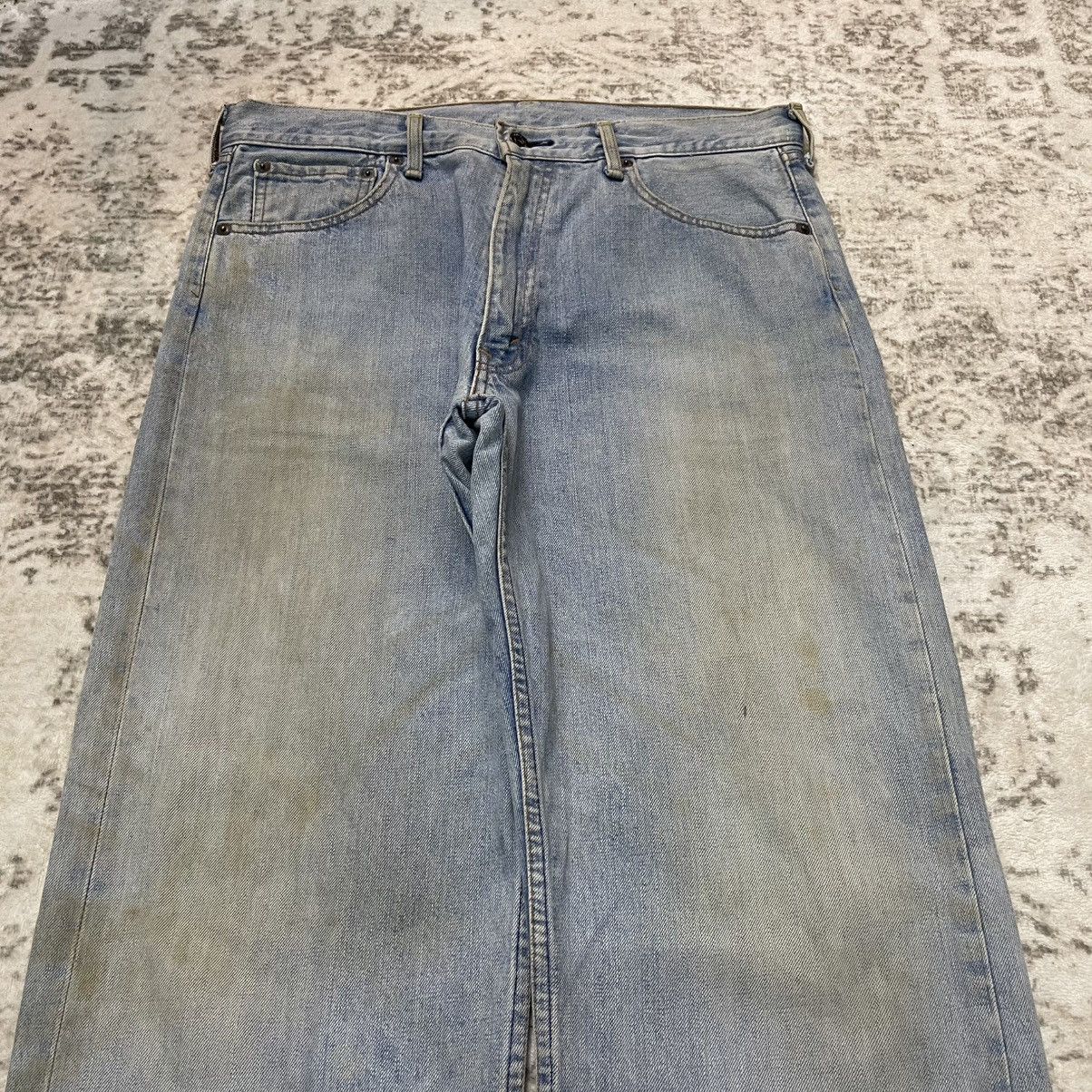 Levi's Vintage Levis 503 Baggy Loose Mud Wash Dirty Jeans Size US 34 / EU 50 - 3 Thumbnail