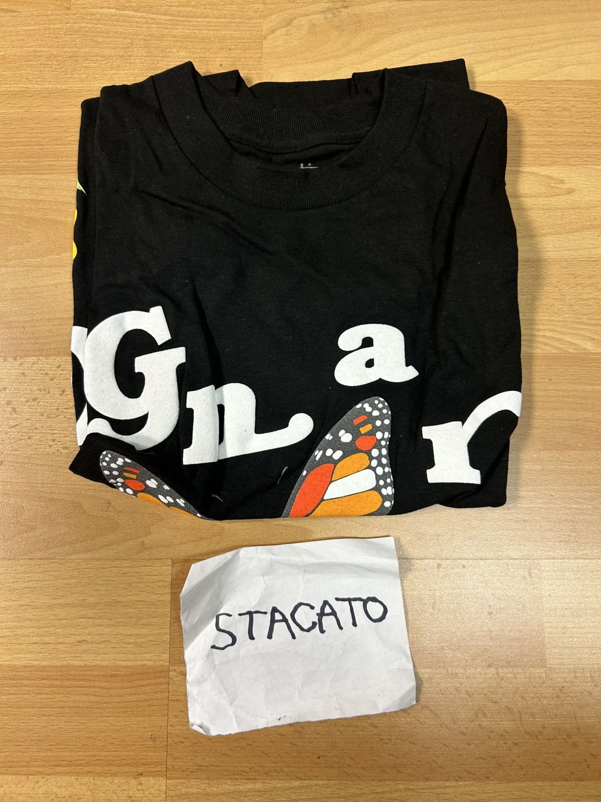 Gnarcotic × Rap Tees Gnarcotic Lil Gnar Butterfly Tee Black Size US S / EU 44-46 / 1 - 5 Thumbnail
