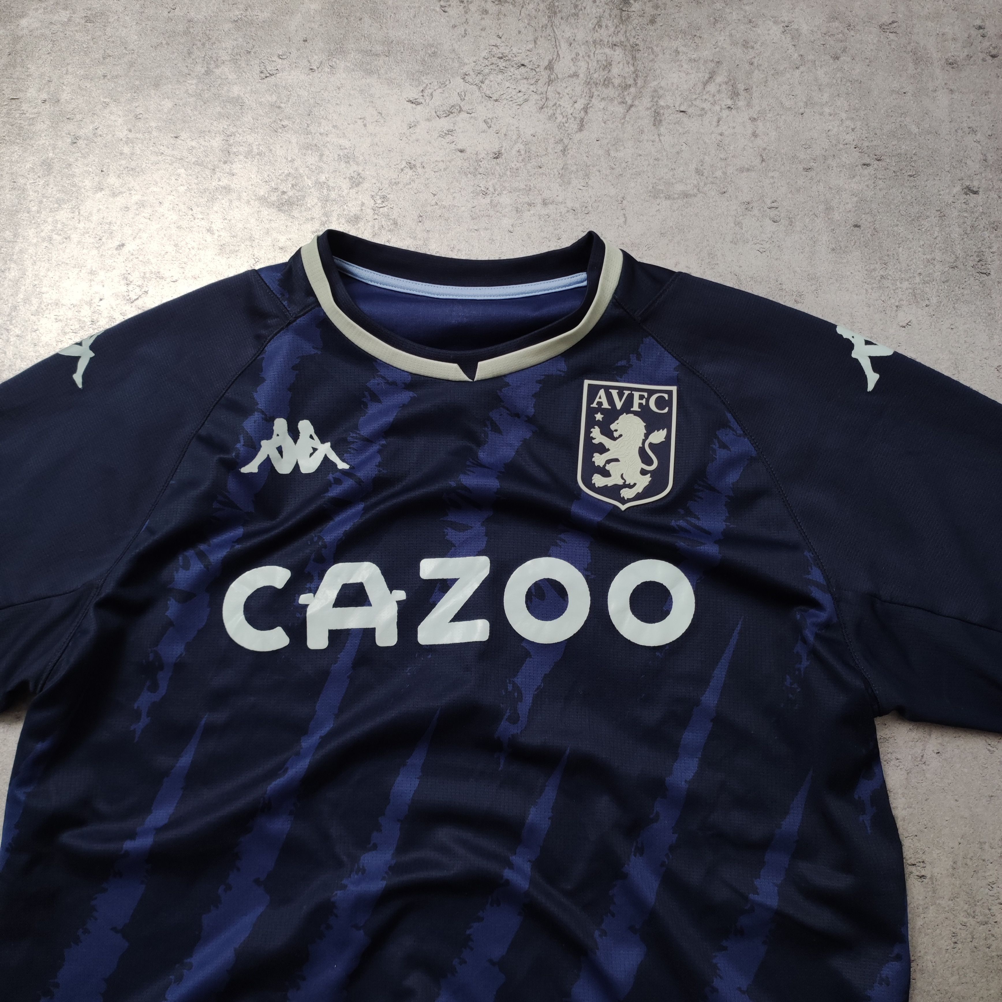 Vintage RARE Aston Villa x Kappa Third 2021 Cazoo Football Jersey Size US L / EU 52-54 / 3 - 3 Thumbnail