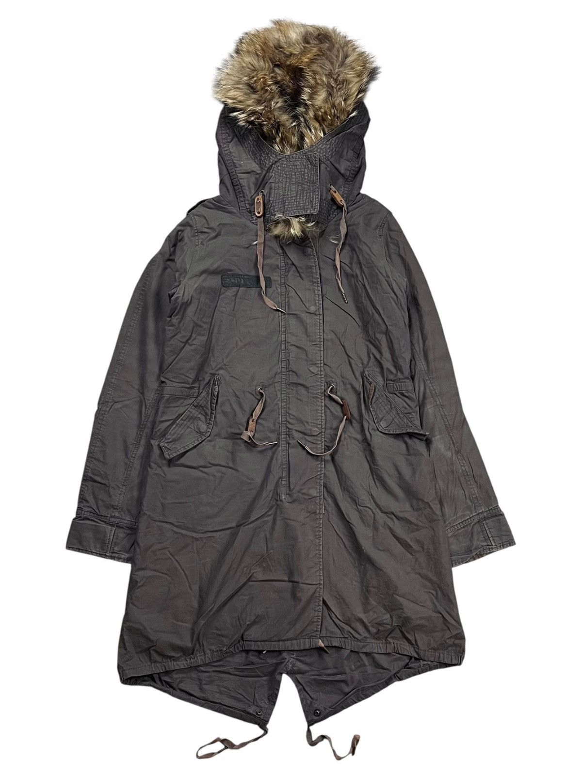 GOA 2000s GOA - Apocalypse Style Fur Hoodie Parka Jacket Size US M / EU 48-50 / 2 - 2 Thumbnail