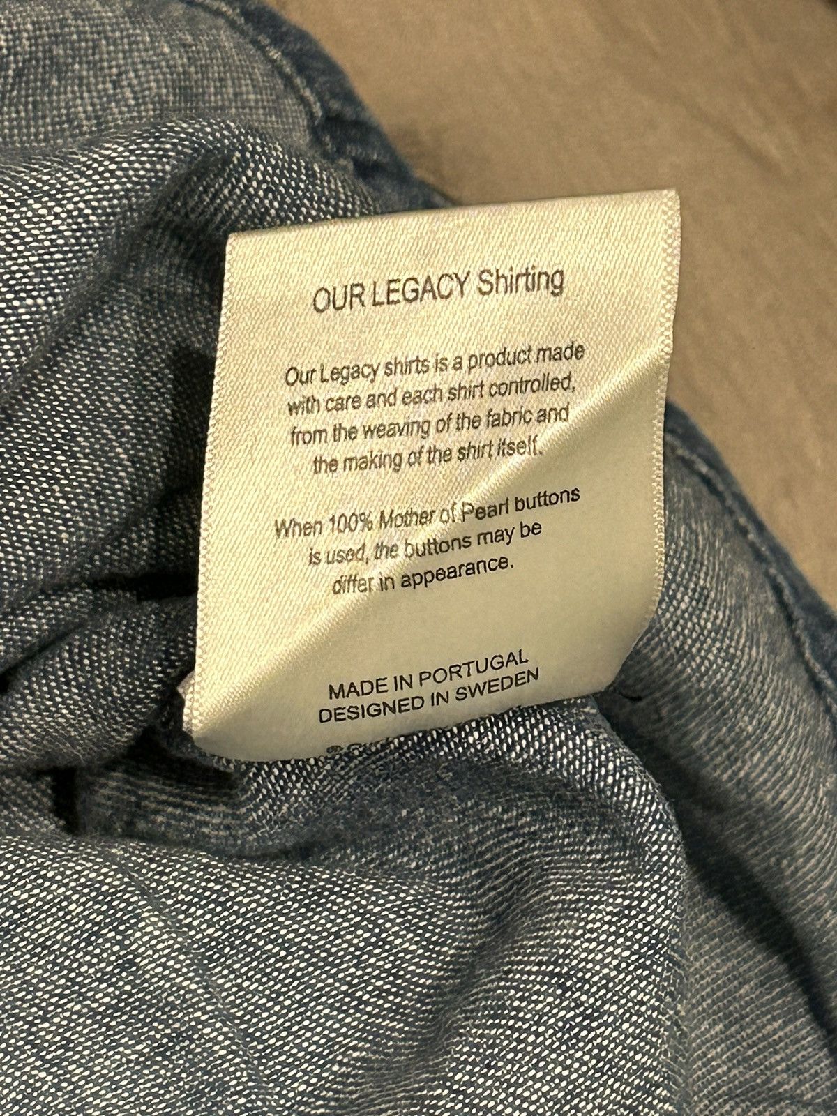 Our Legacy Our Legacy Patchwork Denim Shirt Size US S / EU 44-46 / 1 - 7 Thumbnail