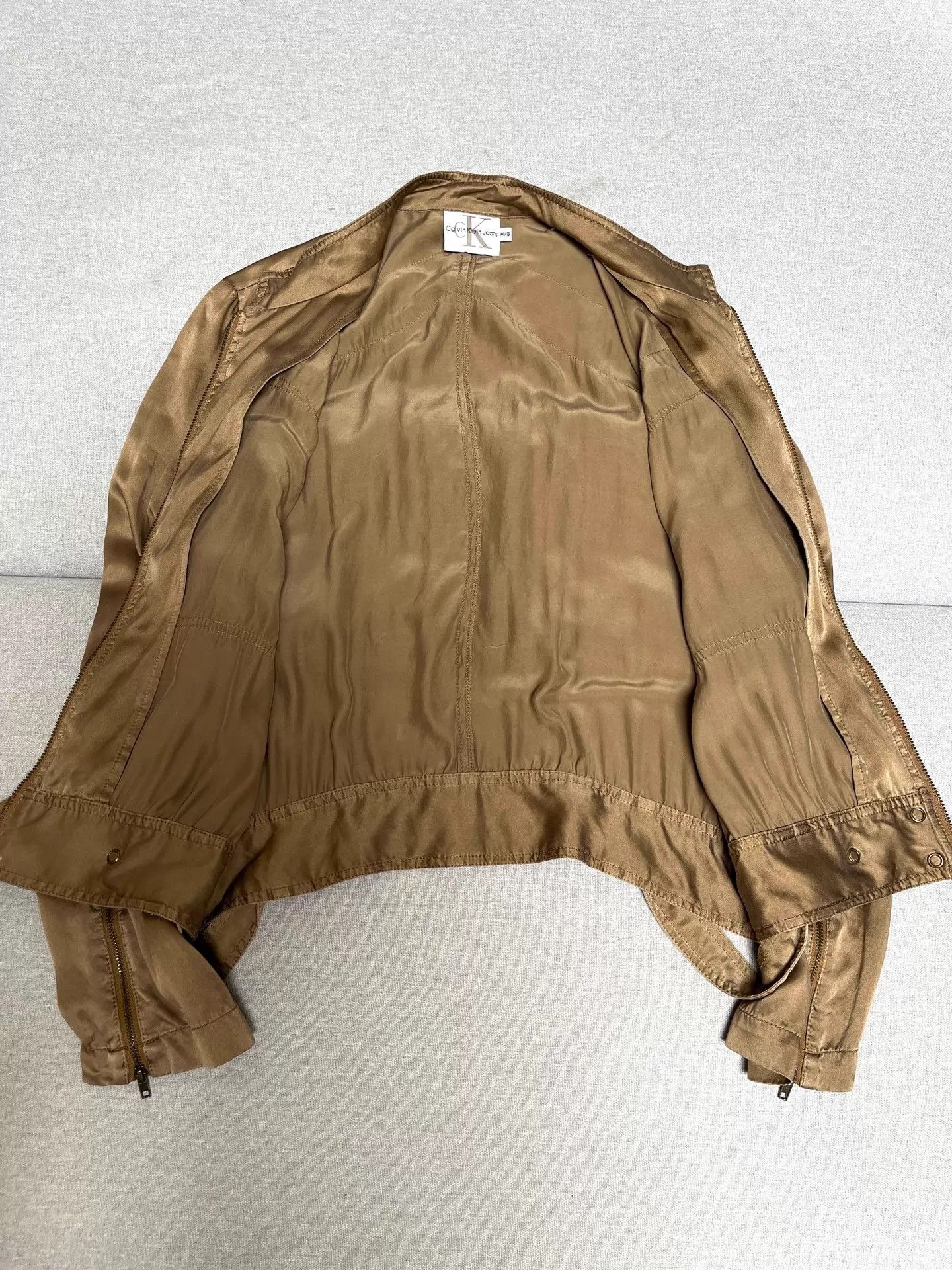 Calvin Klein Cavin Klein Jeans Vintage Silk Jacket 90ss Size M / US 6-8 / IT 42-44 - 4 Thumbnail