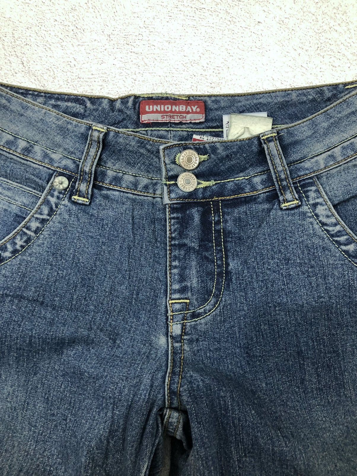 If Six Was Nine 2000s UnionBay Faded Flared Pants Size US 28 / EU 44 - 4 Thumbnail