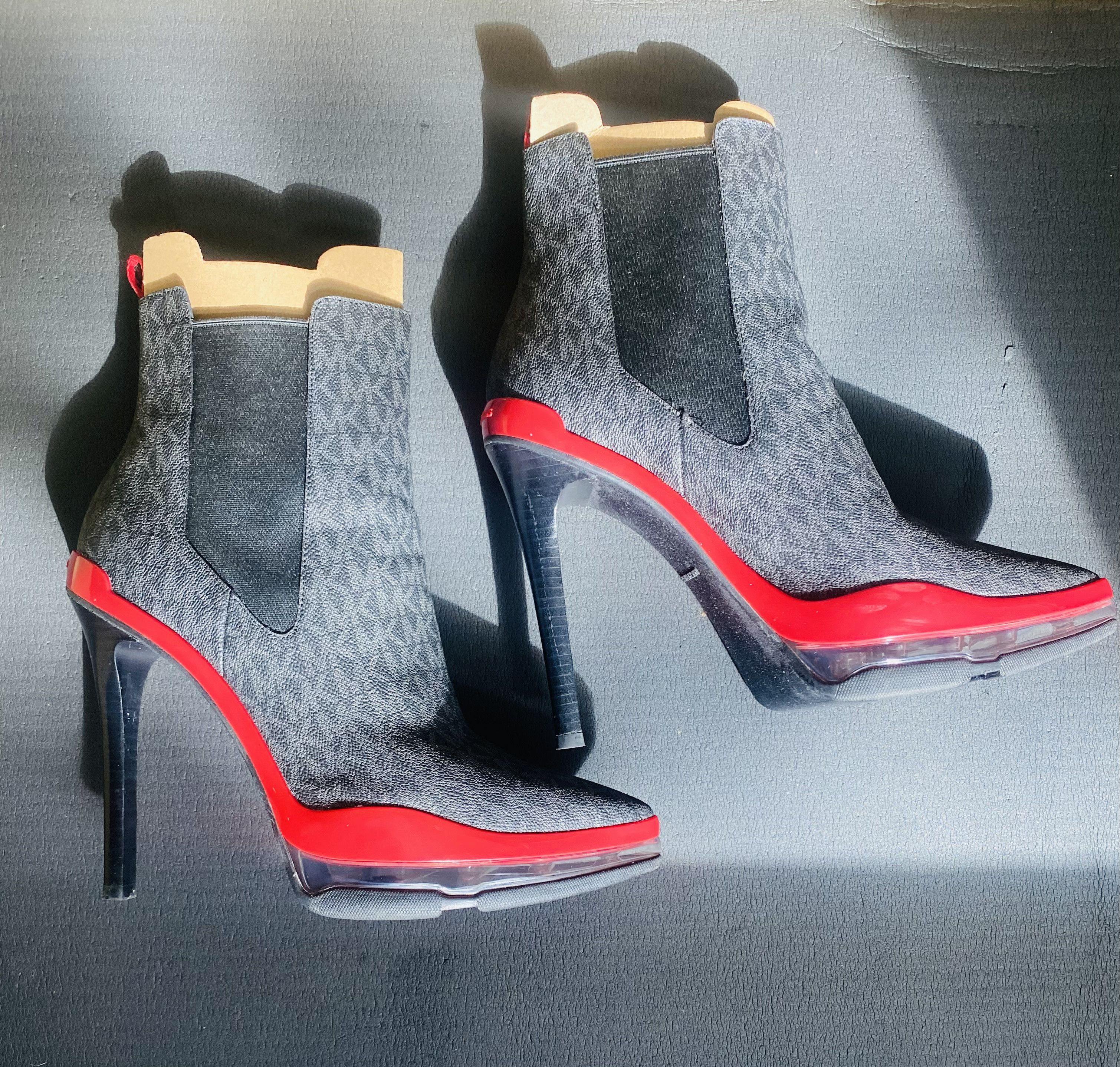 michael kors extreme blue boots