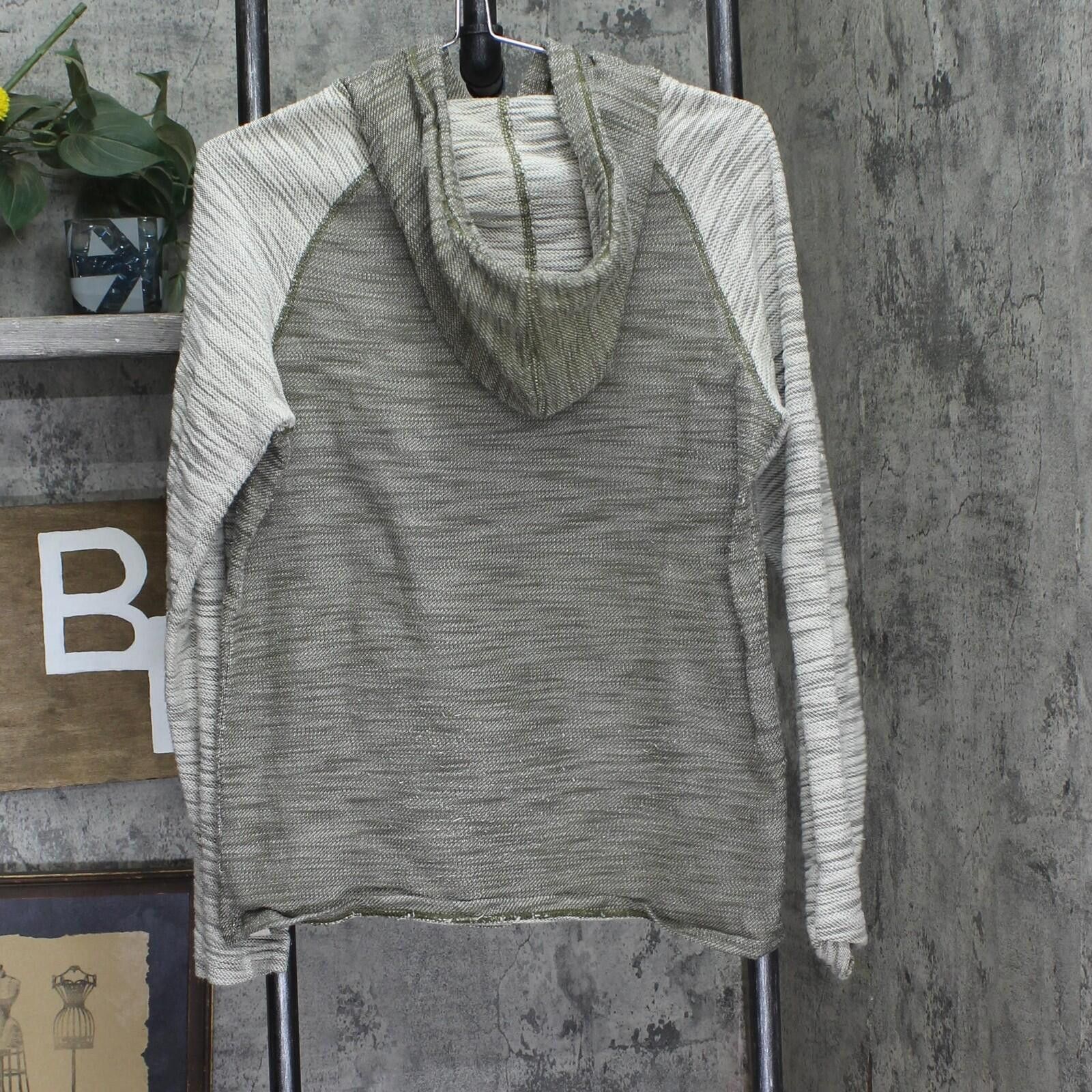 Free Planet Free Planet Mens Textured Pullover Hoodie Green Multi M Size US M / EU 48-50 / 2 - 2 Thumbnail