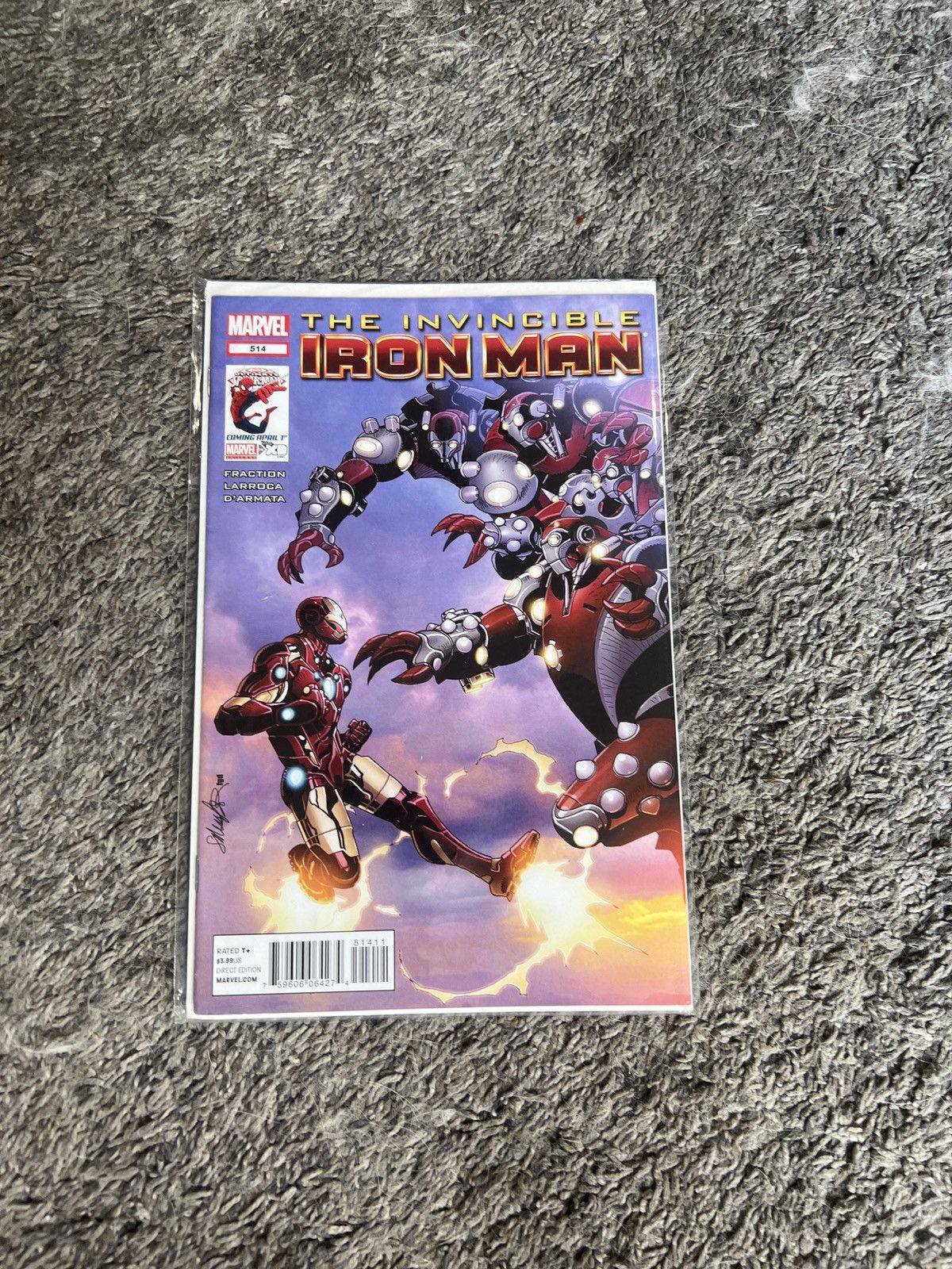 Marvel Comics 2012 Marvel Comics Invincible Iron Man #514 Demon 5: Melt Size ONE SIZE - 1 Thumbnail