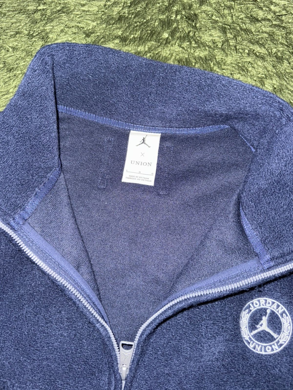 Jordan Brand × Union LA [L] Jordan x UNION Track College Jacket – Navy (US/EU) Size US L / EU 52-54 / 3 - 3 Thumbnail