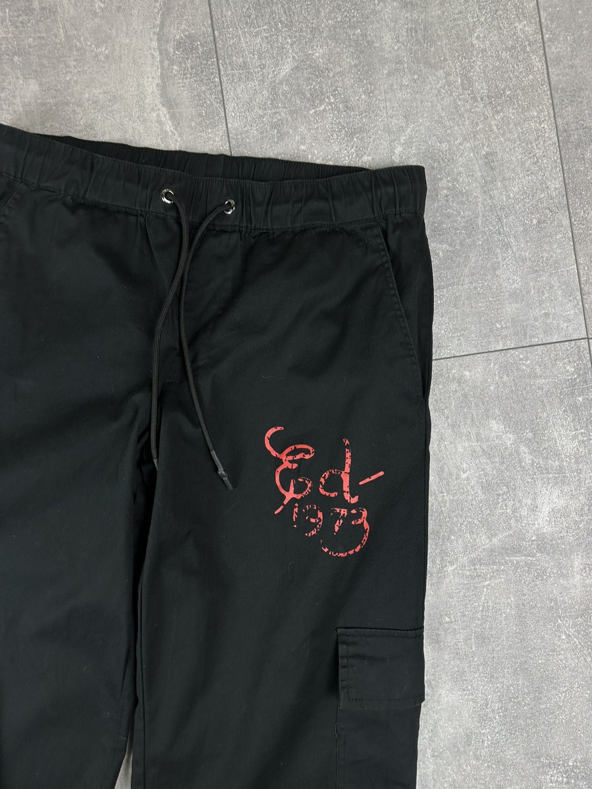 Ed Hardy Ed-Hardy Dragon Logo Baggy Parachute Pants Y2K Size US 30 / EU 46 - 9 Thumbnail