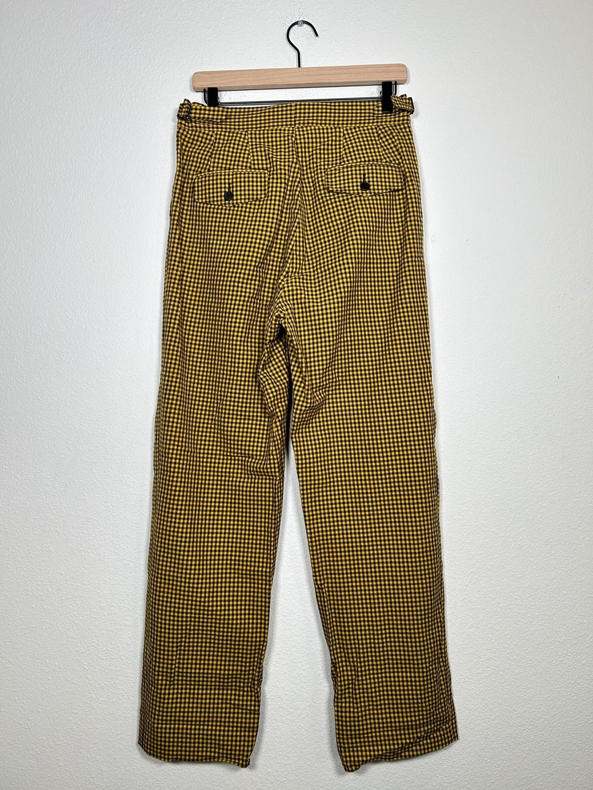 gingham Printed Pants