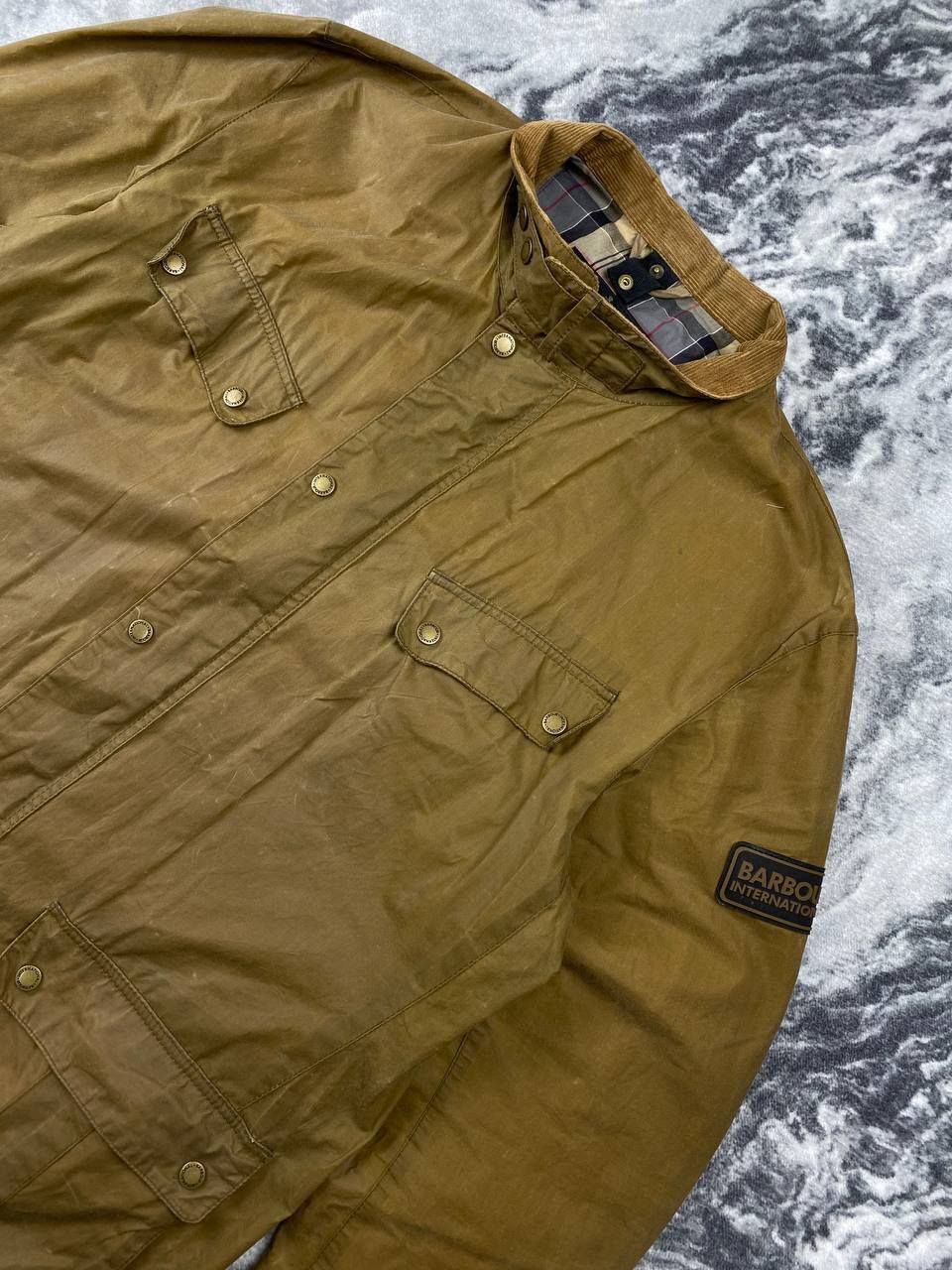 Barbour Vintage Barbour International Duke Wax Jacket Men Size 2XL Size US XXL / EU 58 / 5 - 3 Thumbnail