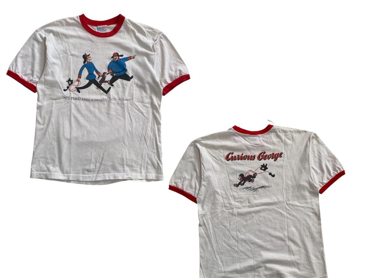 Vintage VINTAGE 90s CURIOUS GEORGE Size US L / EU 52-54 / 3 - 1 Thumbnail