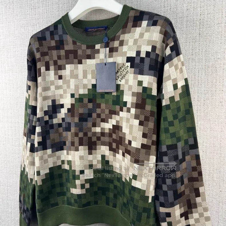 Louis Vuitton Louis Vuitton SS24 Fei-Dong Co-branded Camo Mosaic Jacquar Size US M / EU 48-50 / 2 - 2 Thumbnail