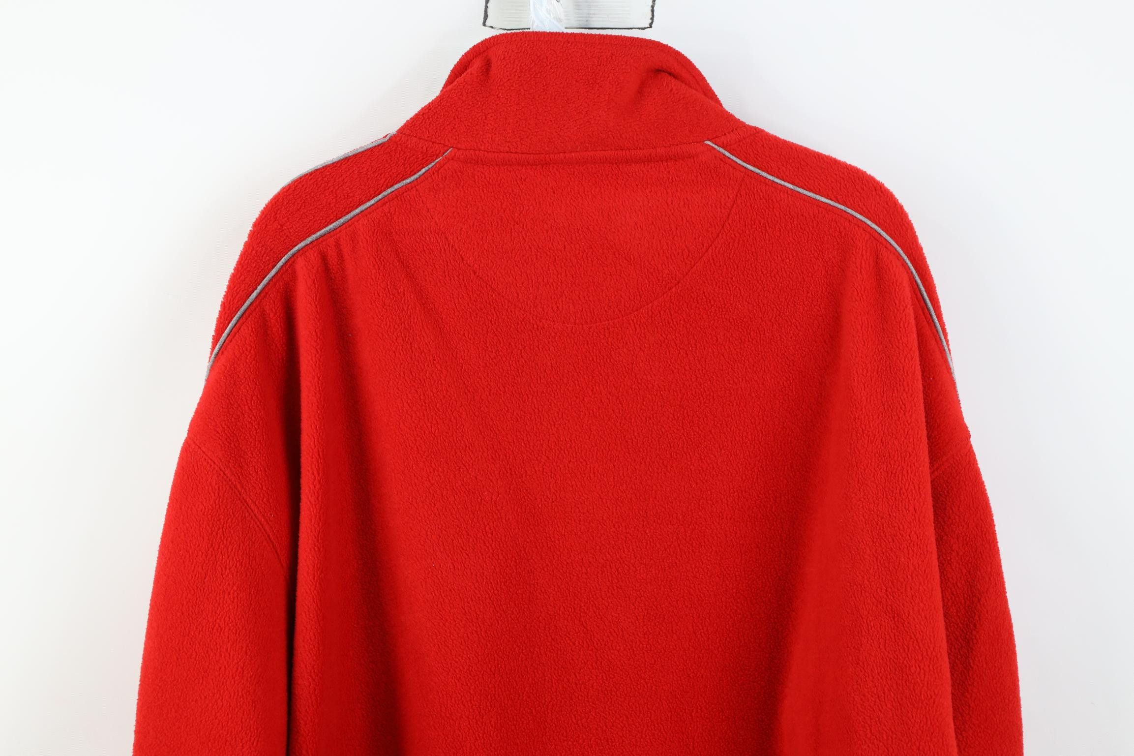 Vintage Vintage Ohio State University 1/4 Zip Fleece Sweater Size US XL / EU 56 / 4 - 12 Thumbnail