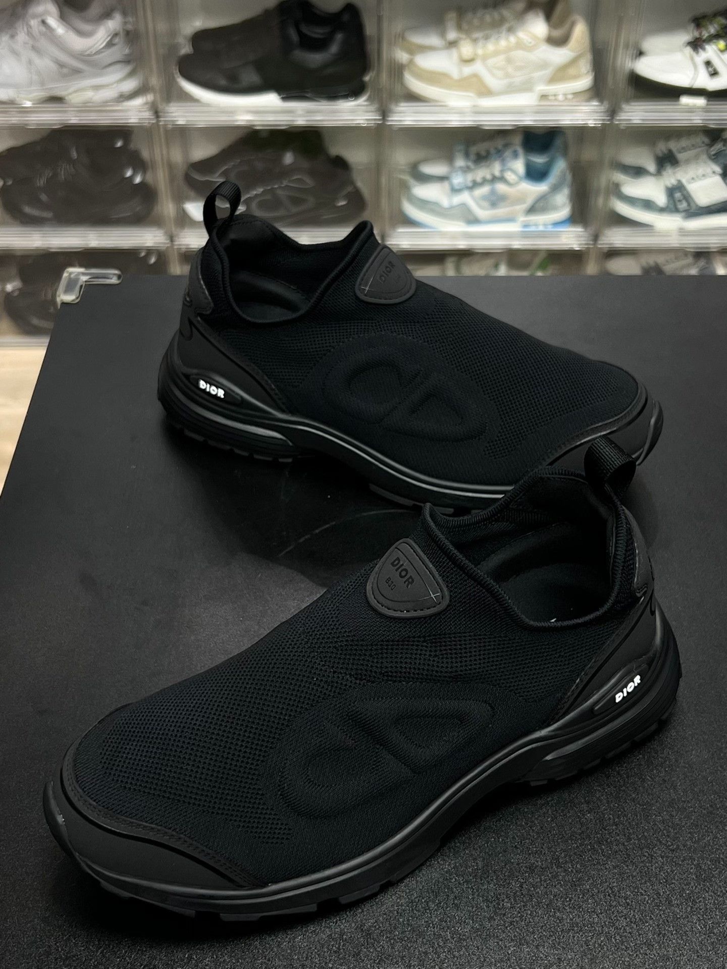 Dior Dior Down Black Lowtop Sneakers 9 Men Size US 9 / EU 42 - 1 Thumbnail