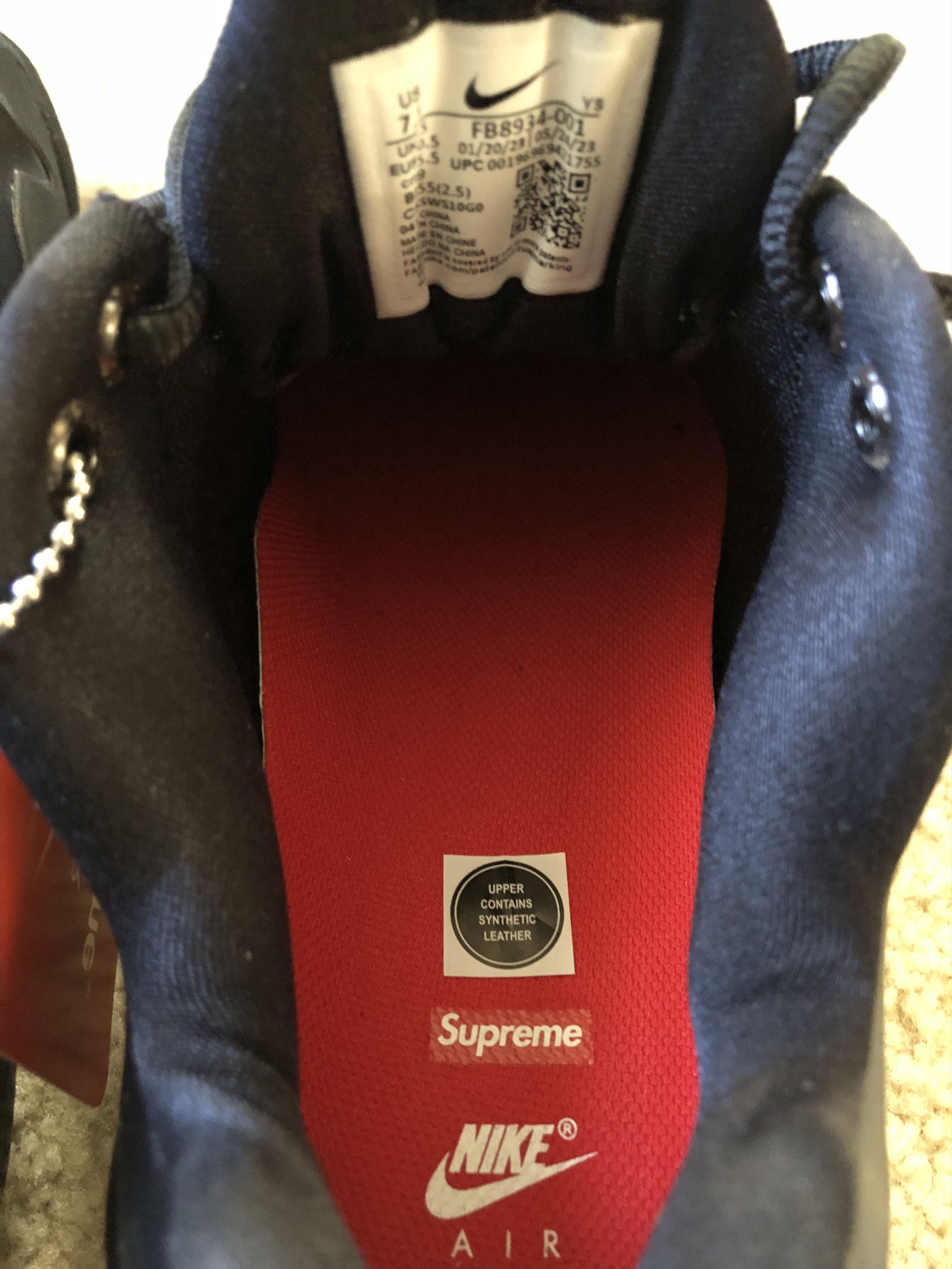 Nike × Supreme Supreme x Nike Air Zoom Courtposite Size US 7.5 / EU 40-41 - 5 Thumbnail