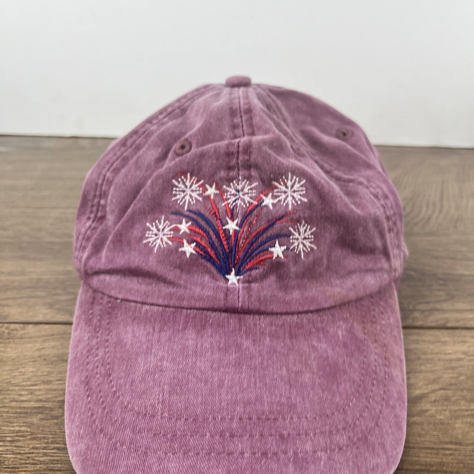 Other MFVT Hat Fireworks Hat Red Hat Adjustable Adult Size Hat Cap Size ONE SIZE - 5 Thumbnail
