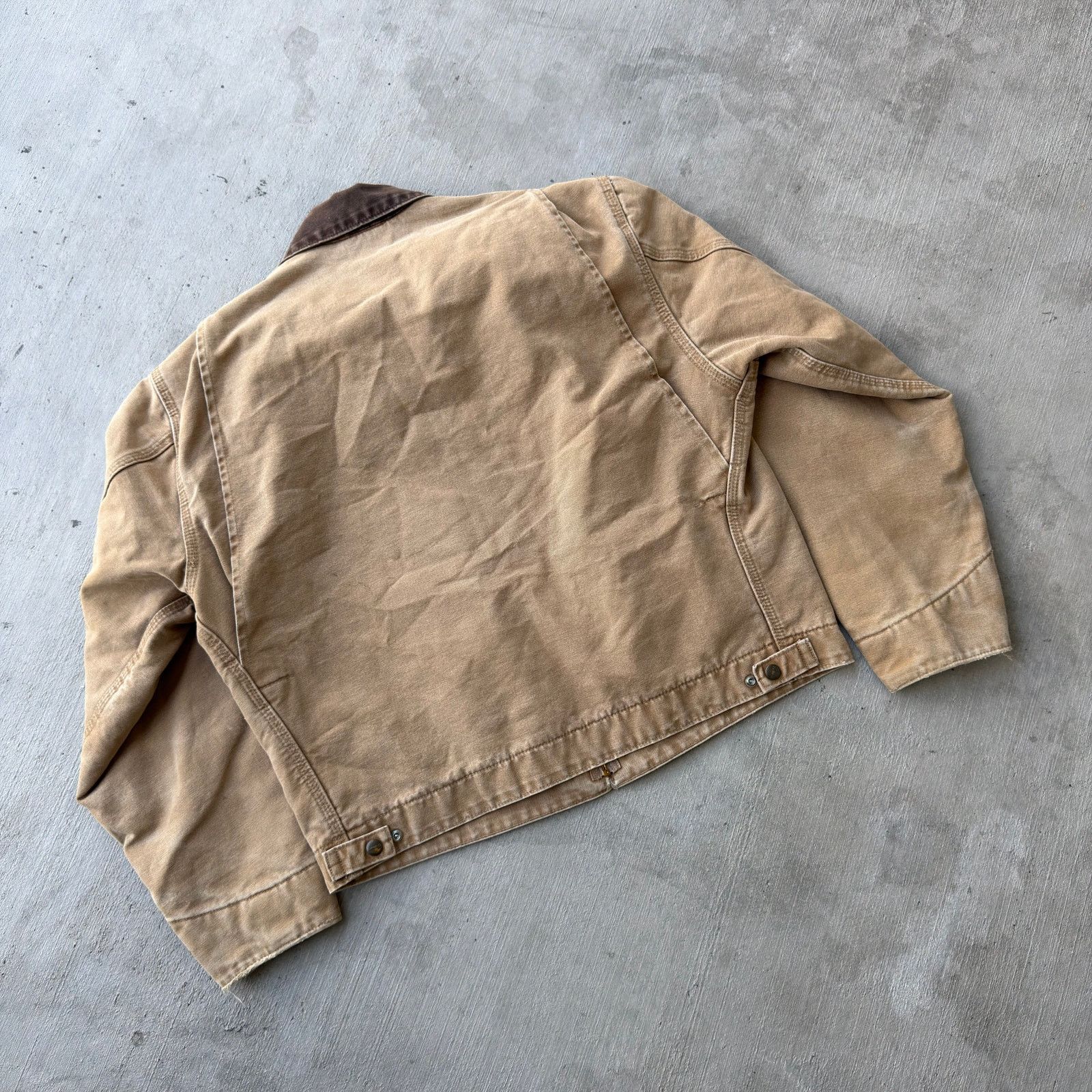 Carhartt × Vintage Carhartt J97 CML brown Detroit work wear jacket Size US L / EU 52-54 / 3 - 6 Thumbnail