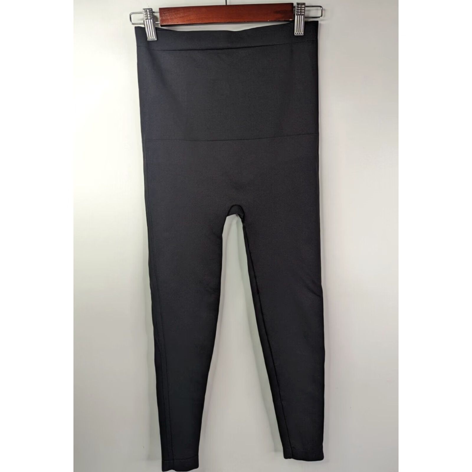 Spanx Spanx Leggings Slimming High Rise Black Nylon Blend Size M Women's Size 32" / US 10 / IT 46 - 2 Thumbnail