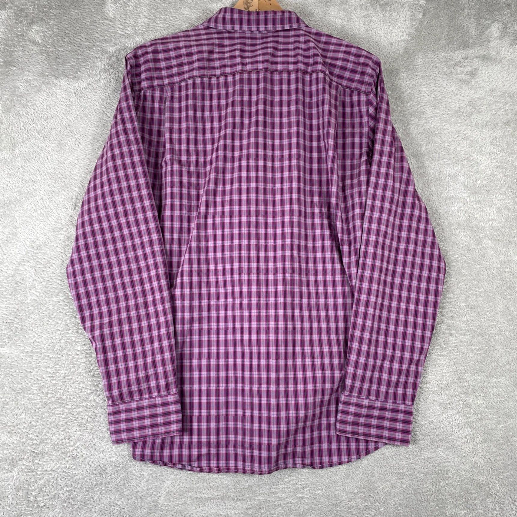 Gap Gap Shirt Mens M Purple Plaid Button-Down Size US M / EU 48-50 / 2 - 6 Thumbnail