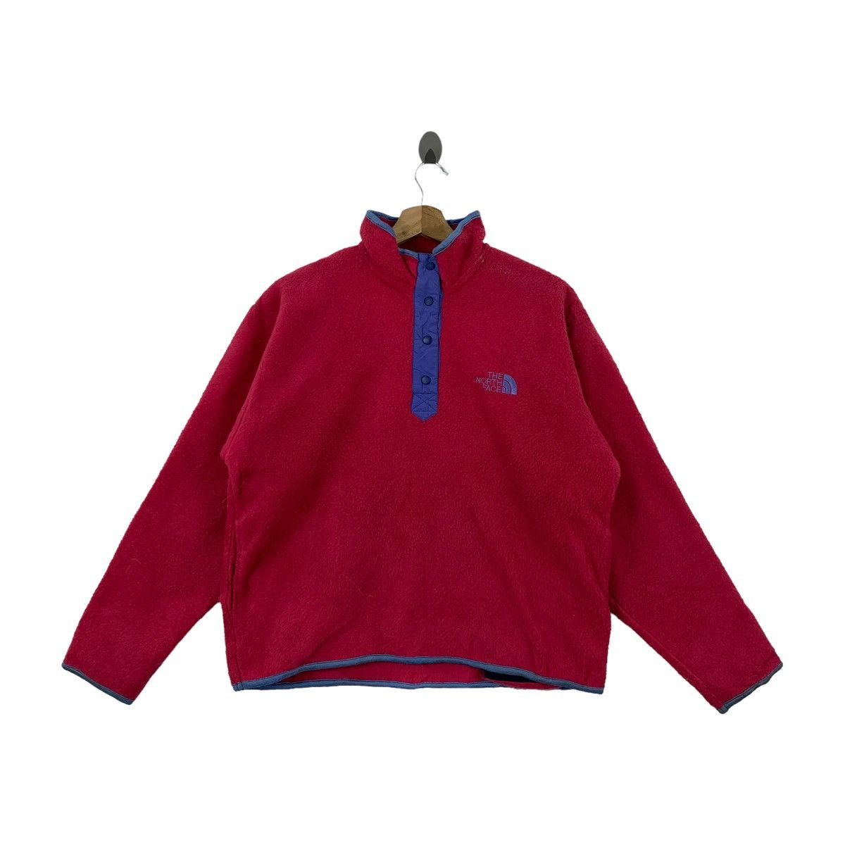 The North Face THE NORTH FACE Outdoor Sports Fleece Half Button Sweatshirt Size L / US 10 / IT 46 - 1 Thumbnail