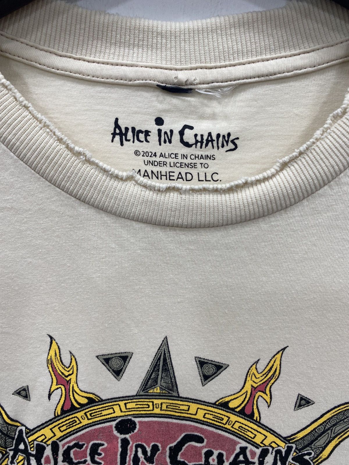 Band Tees 💥ALICE IN CHAIN grunge band dirt album distressed tee shirt Size US M / EU 48-50 / 2 - 3 Thumbnail