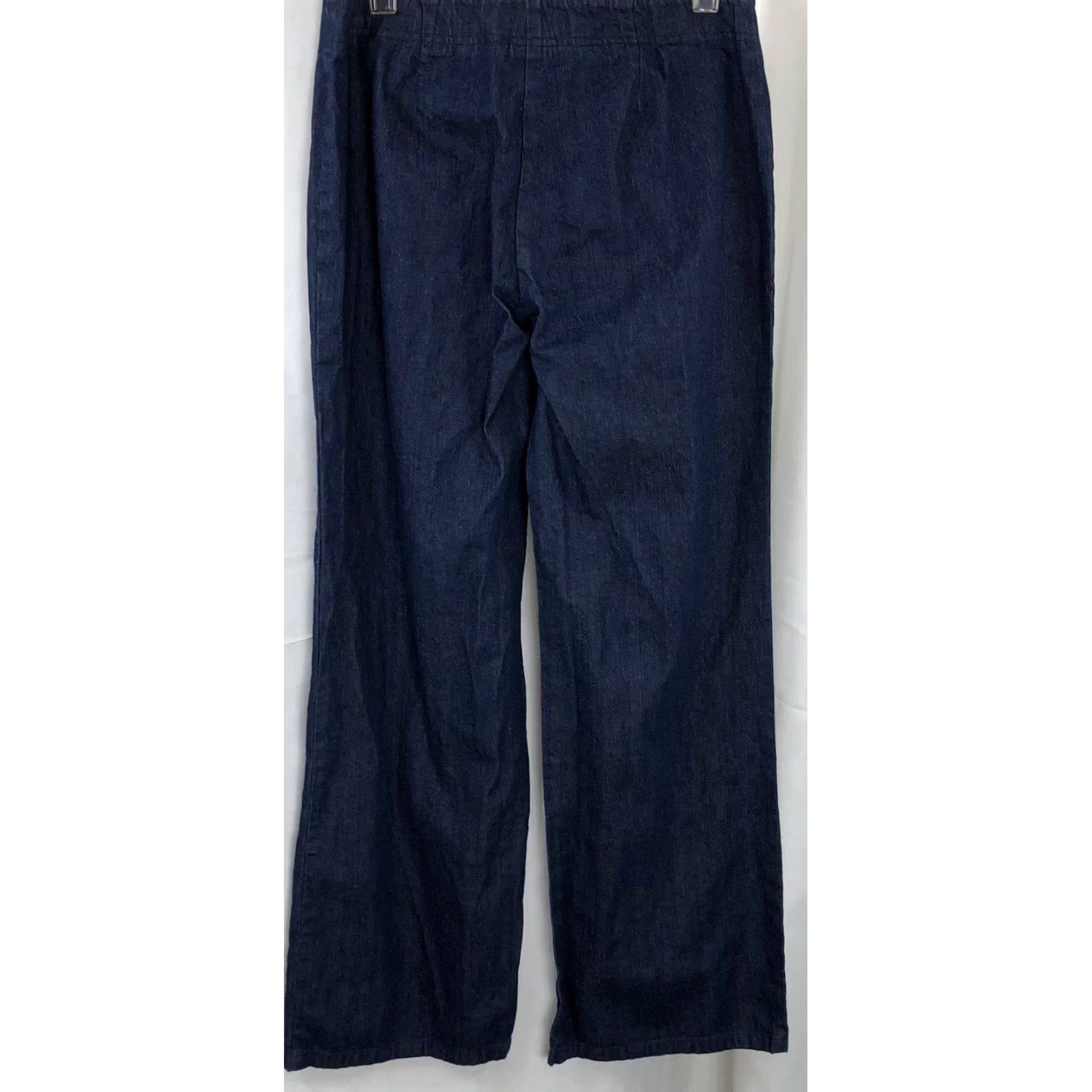 Ann Taylor New title: Ann Taylor jeans 6 DK wash denim flare 30"W 31"IN Button Panels Y2K Preppy Glam Size 28" / US 6 / IT 42 - 4 Thumbnail