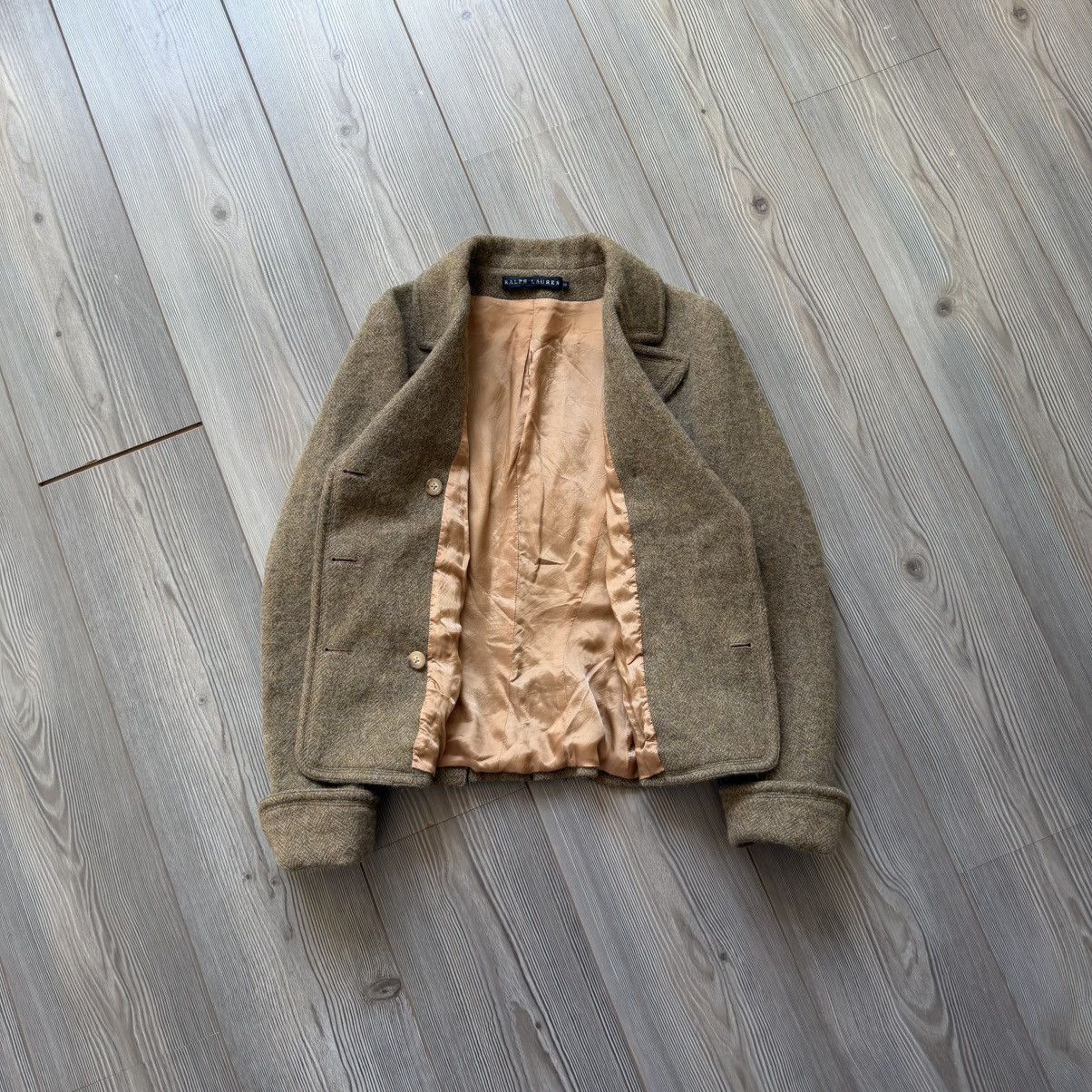 Polo Ralph Lauren Polo Ralph Lauren Vintage Herringbone Double Breasted Jacket Size M / US 6-8 / IT 42-44 - 12 Thumbnail