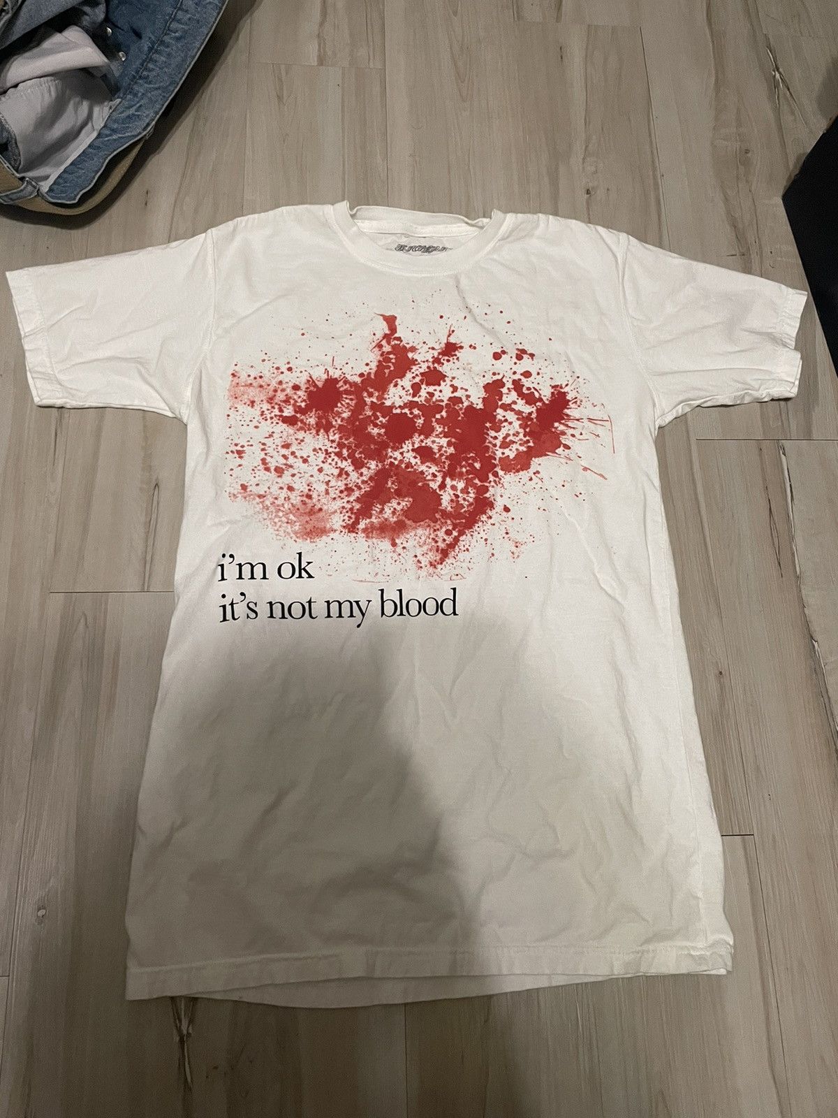 image of Coachella 2024 Ken Carson Merch Sold At Coachella in White, Men's (Size Medium)