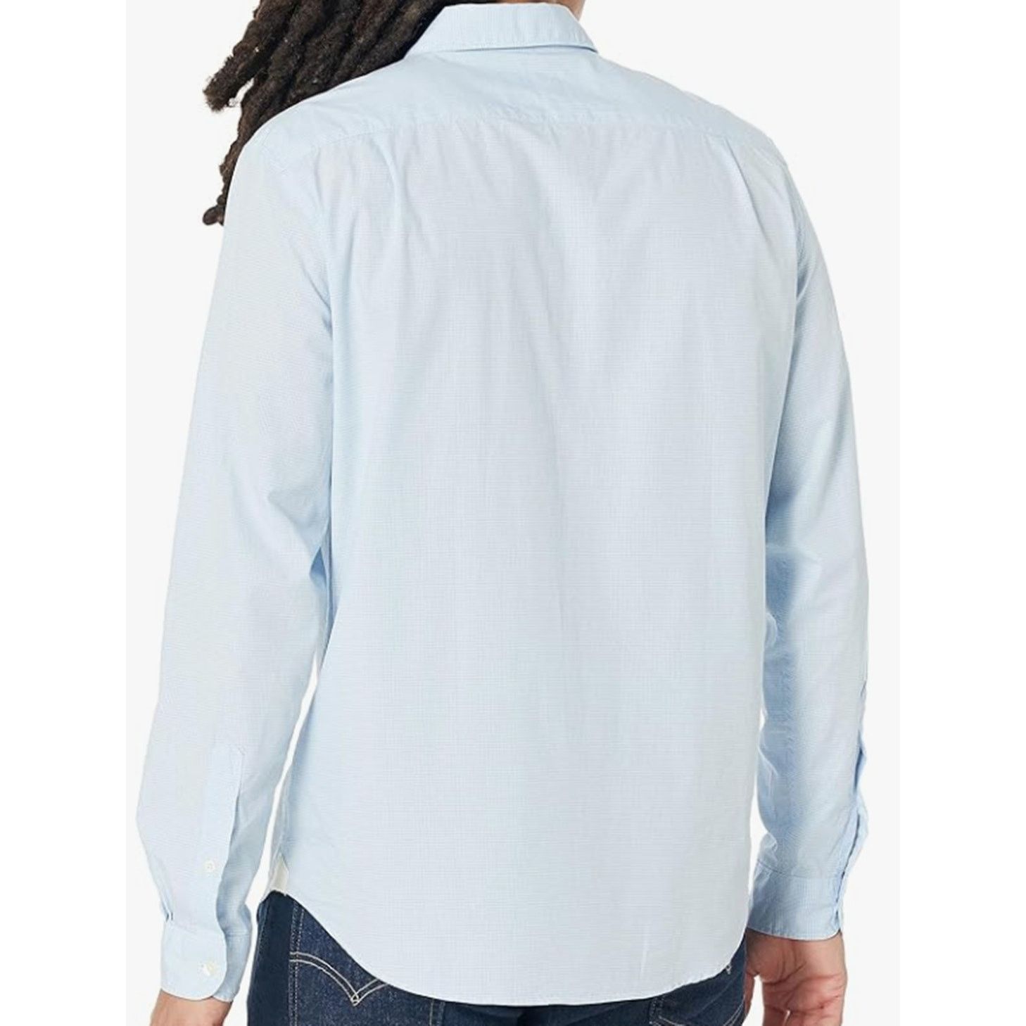Lacoste Lacoste Men's Contemporary Long Sleeve Checked Gingham XL Size US XL / EU 56 / 4 - 3 Thumbnail