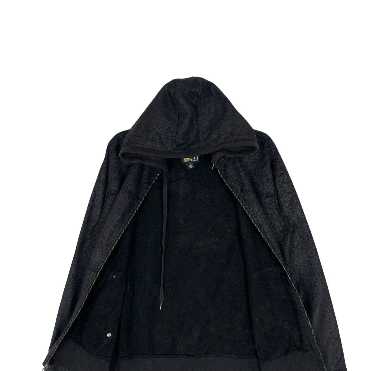 Volcom Vintage Volcom Faux Leather Jacket Hoodie Embroidered Logo Size US M / EU 48-50 / 2 - 8 Thumbnail