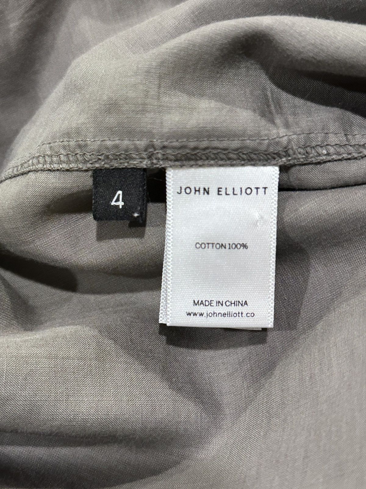 John Elliott John Elliott Military Olive Green Cargo Tech Button Up Shirt Size US L / EU 52-54 / 3 - 10 Thumbnail