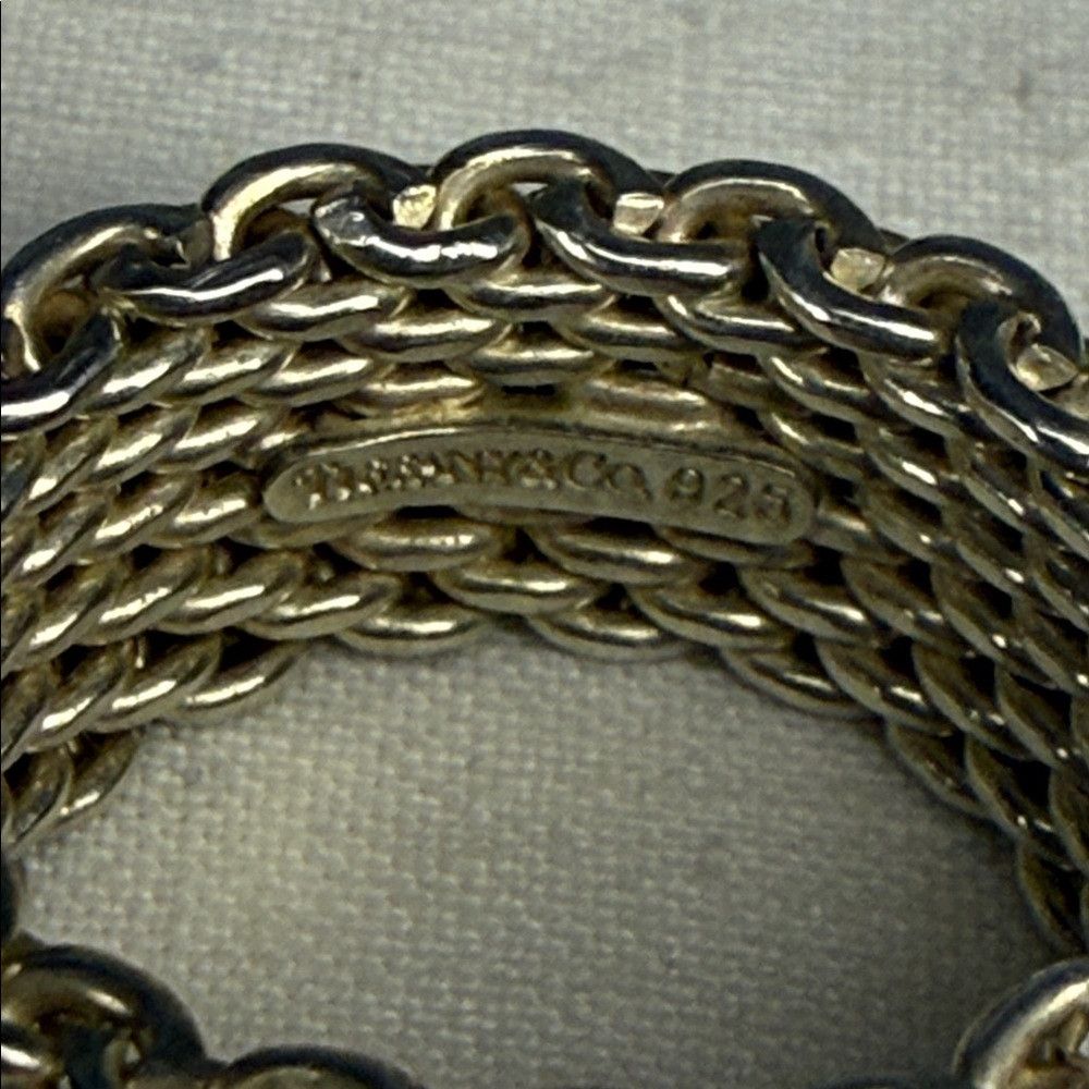 Tiffany & Co. Tiffany&Co. Somerset Mesh Ring in Sterling Silver (sz 4.5) Size ONE SIZE - 5 Thumbnail