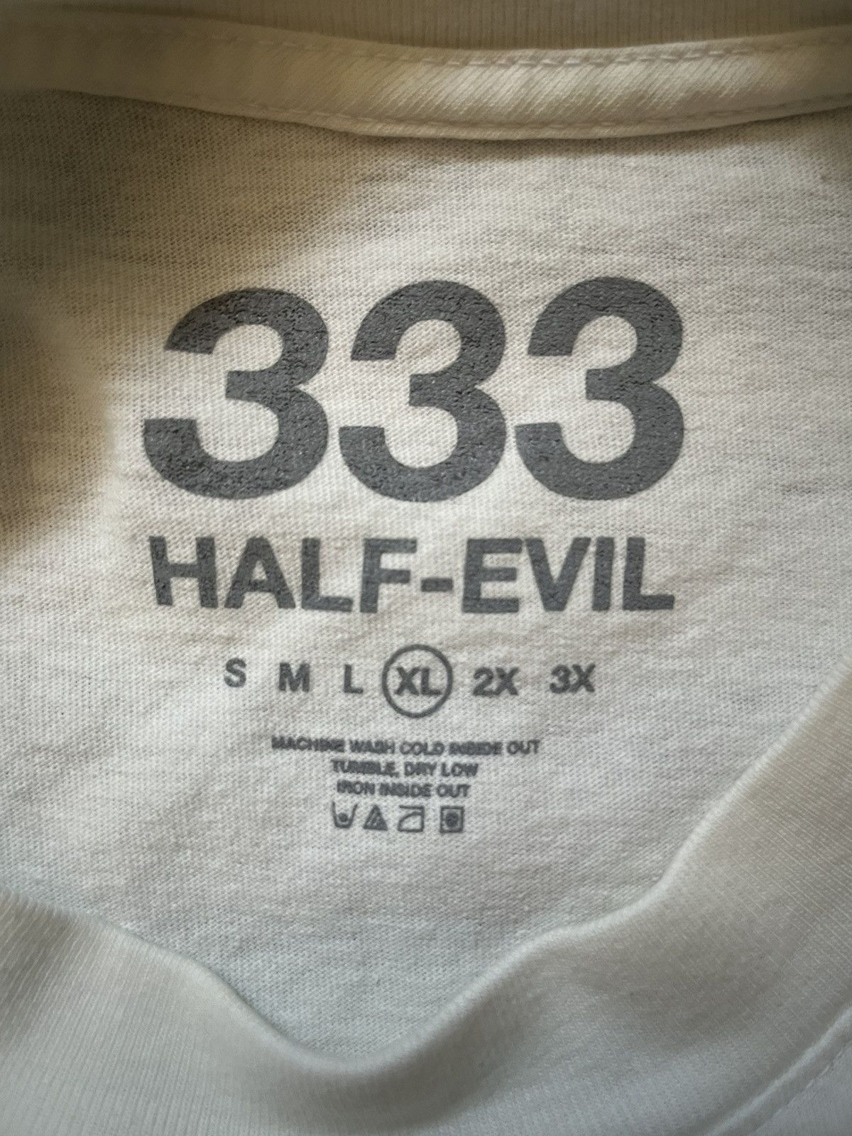 Half Evil Half evil varsity athletic t-shirt Size US XL / EU 56 / 4 - 2 Thumbnail
