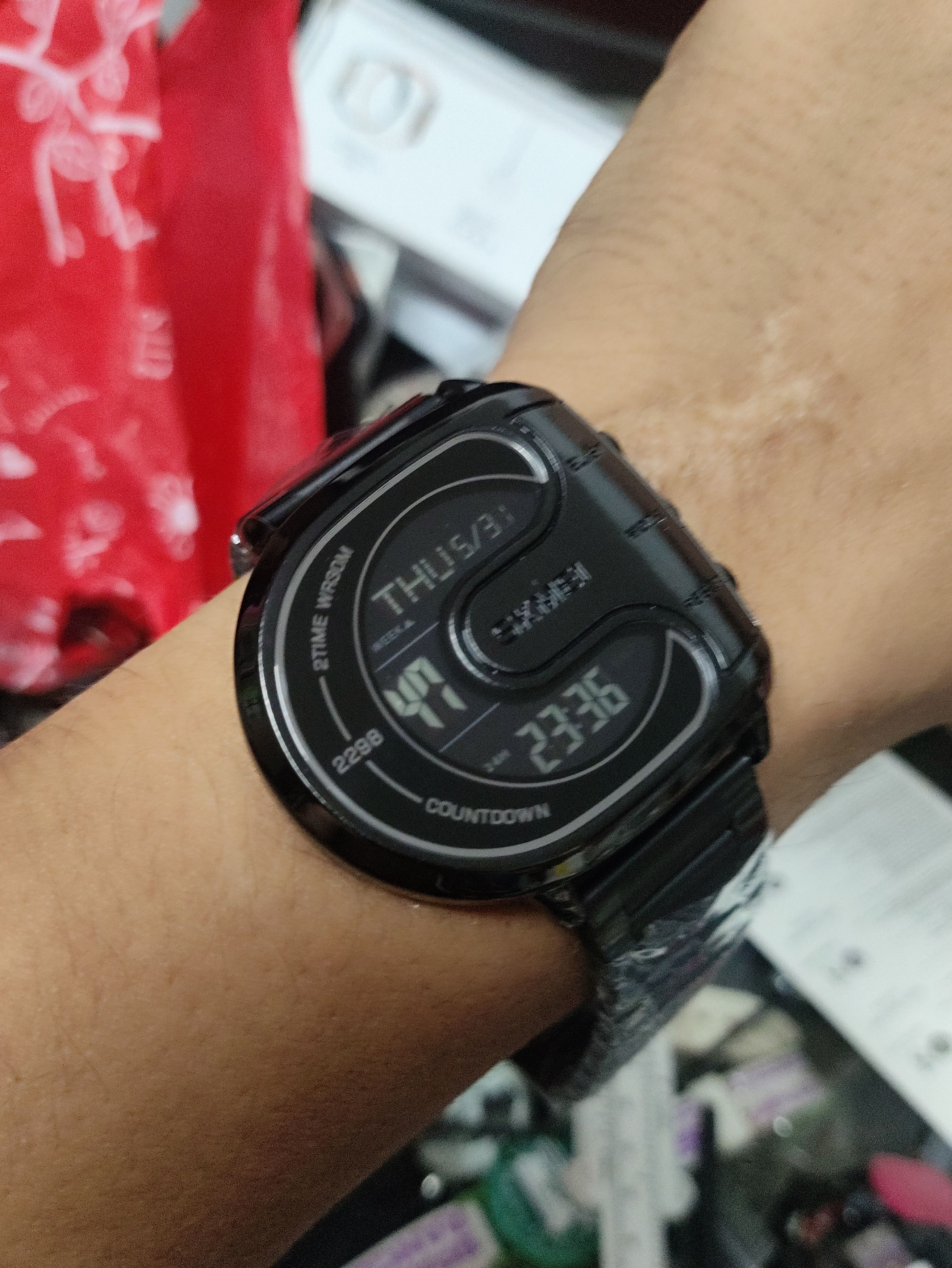 Fossil × Vintage Super Rare Fossil Big Tic BG-2151 Men's Watch